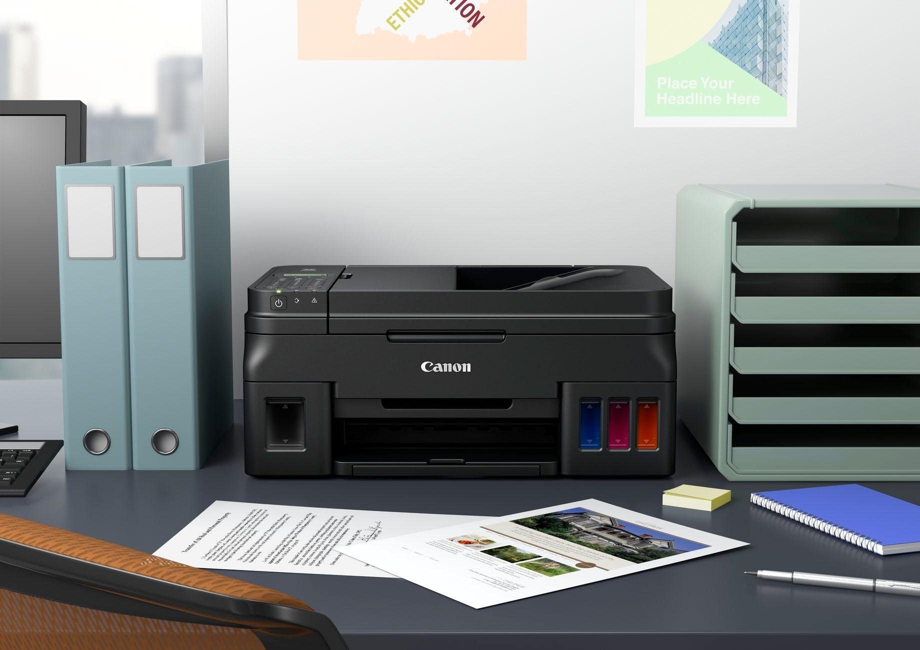 Canon Multifunktionsdrucker »PIXMA G4511«, Drucken, Kopieren, Scannen, Faxen, WLAN, Cloud Link