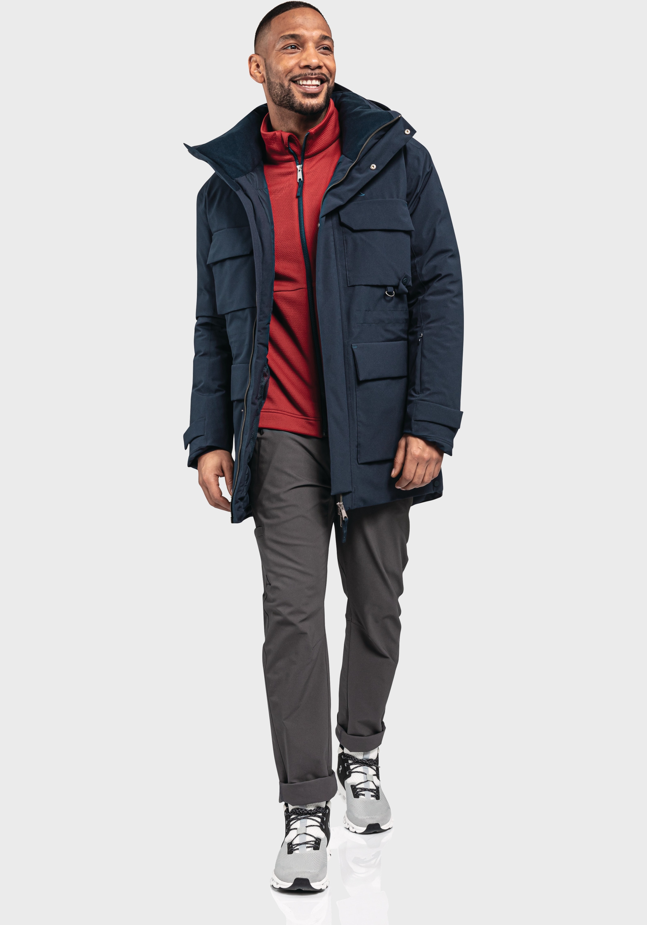 Schöffel Langjacke »Down Parka Ridgeland M«, mit Kapuze