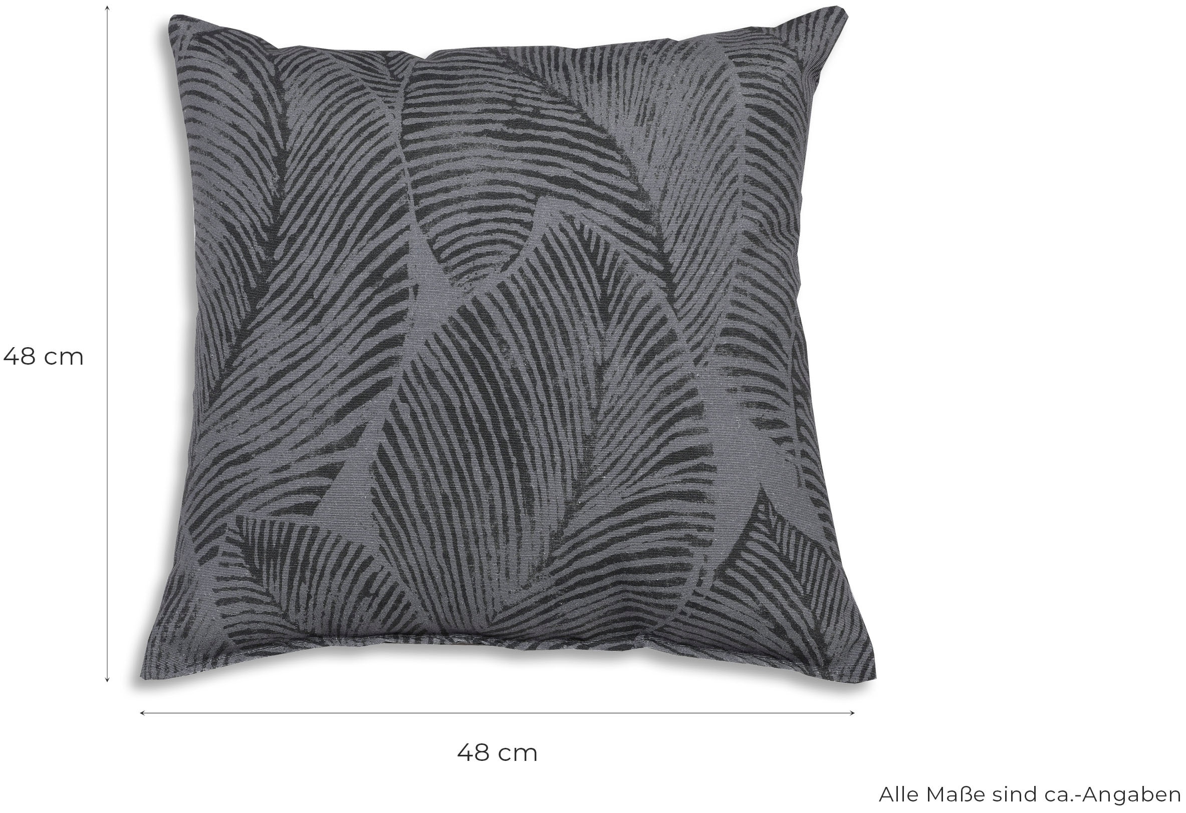 GO-DE Dekokissen »Klara«, 2er Set, 48x48 cm