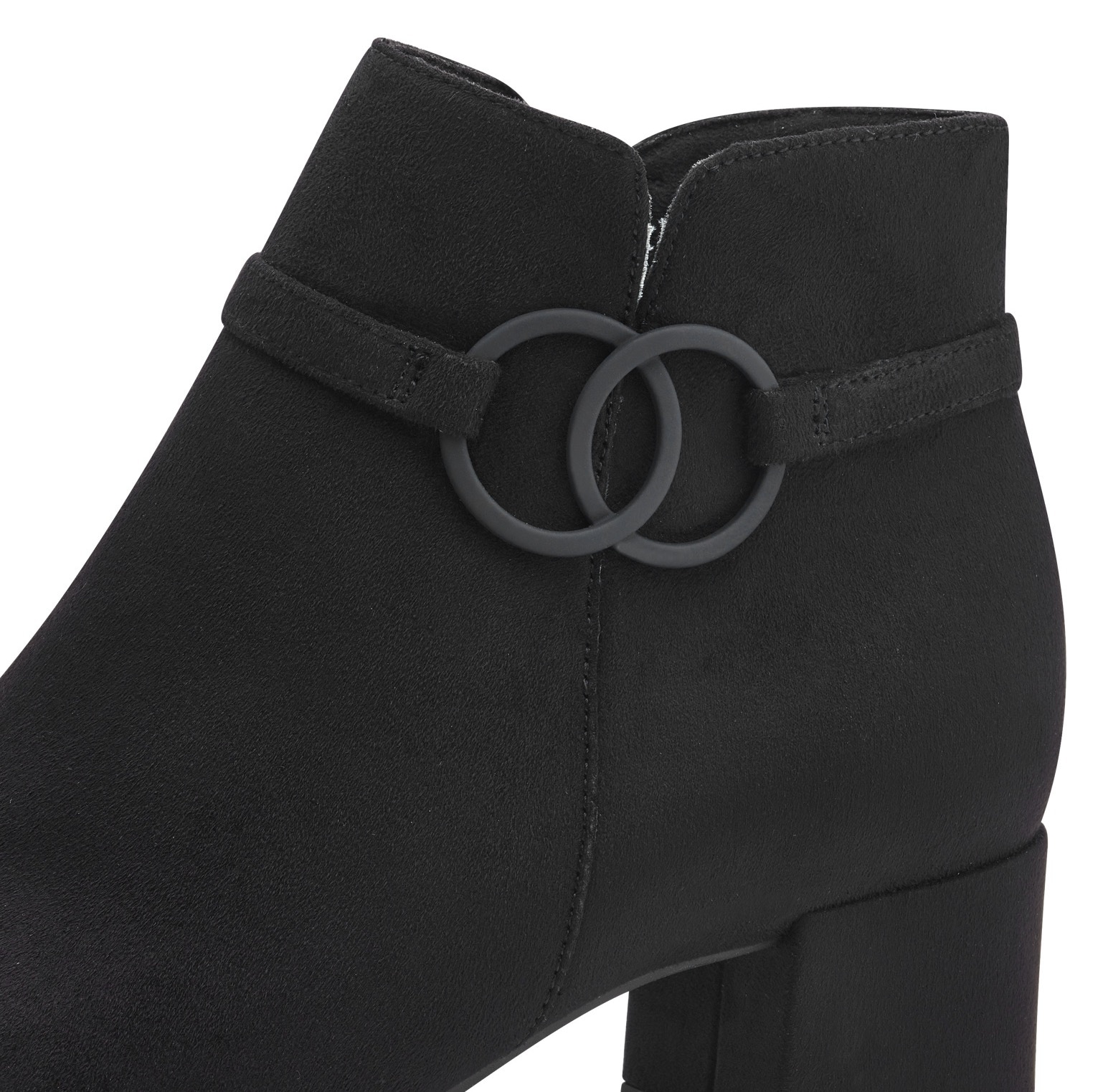 Tamaris Stiefelette, Blockabsatz, Businessschuh mit praktischem Innenreißverschluss