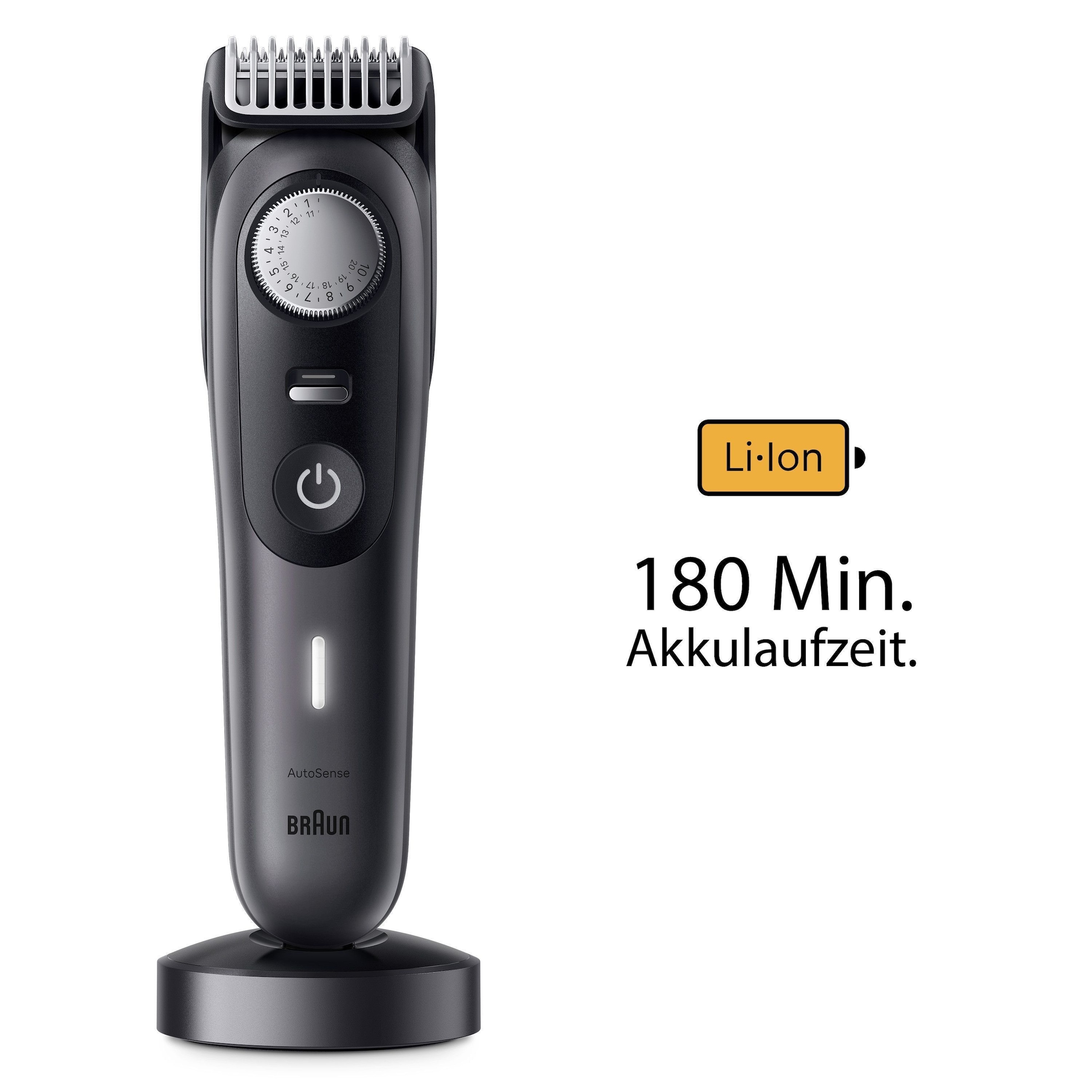 Braun Haarschneider »Barttrimmer BT9441«, mit Ladestation, Reiseetui und Bartschablone