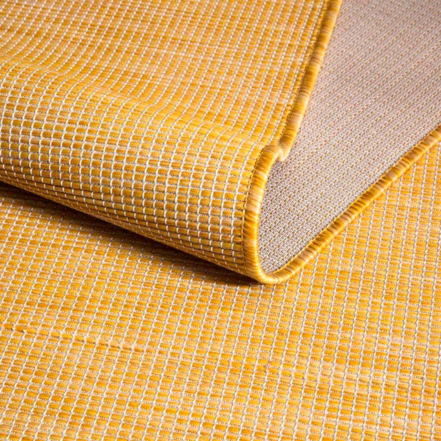 Carpet City Teppich »Palm«, rechteckig, Wetterfest & UV-beständig, für  Balkon, Terrasse, Küche, flach gewebt