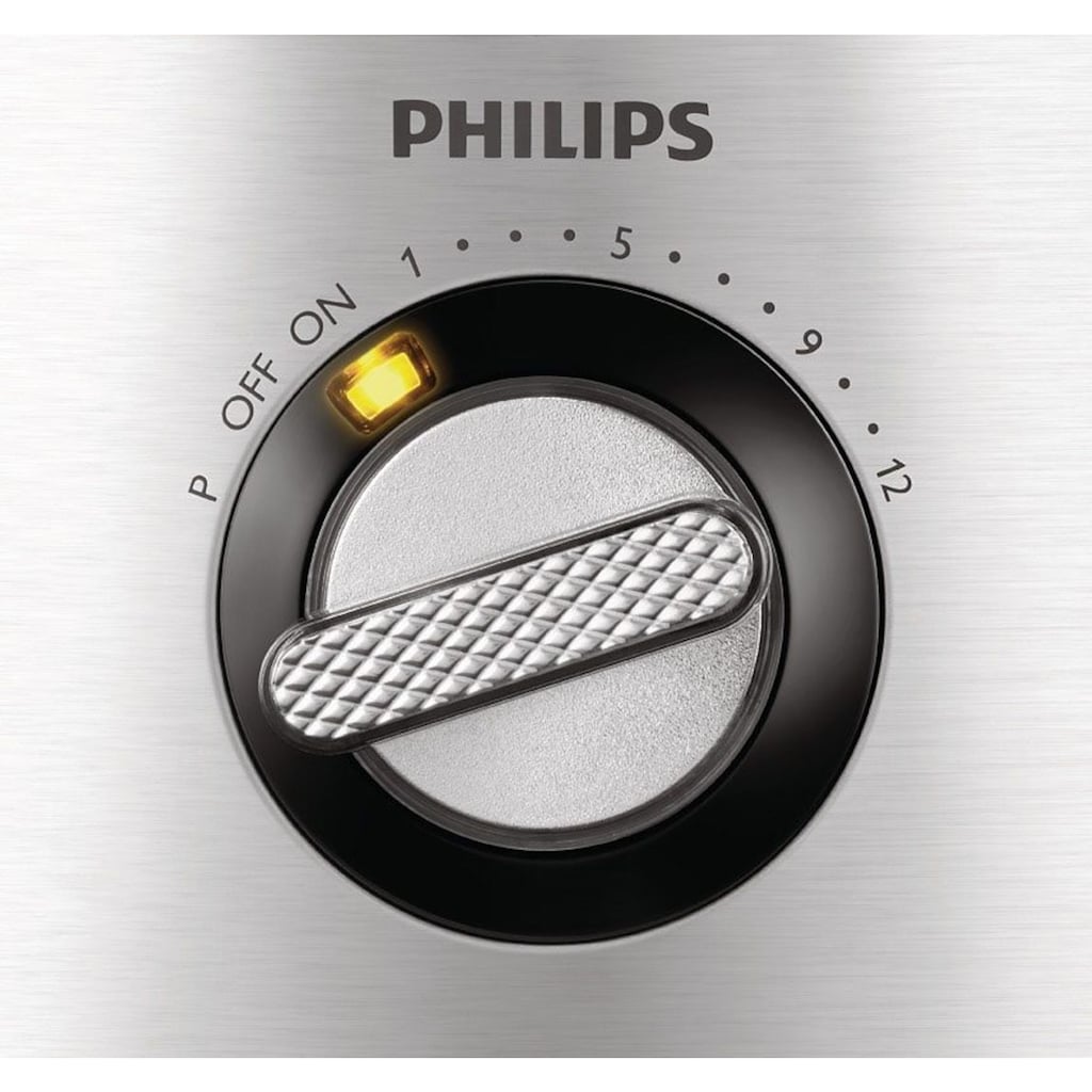 Philips Kompakt-Küchenmaschine »HR7778/00«, 1300 W, 2 l Schüssel, inkl. Knethaken, Entsafter, Standmixer und Zitruspresse