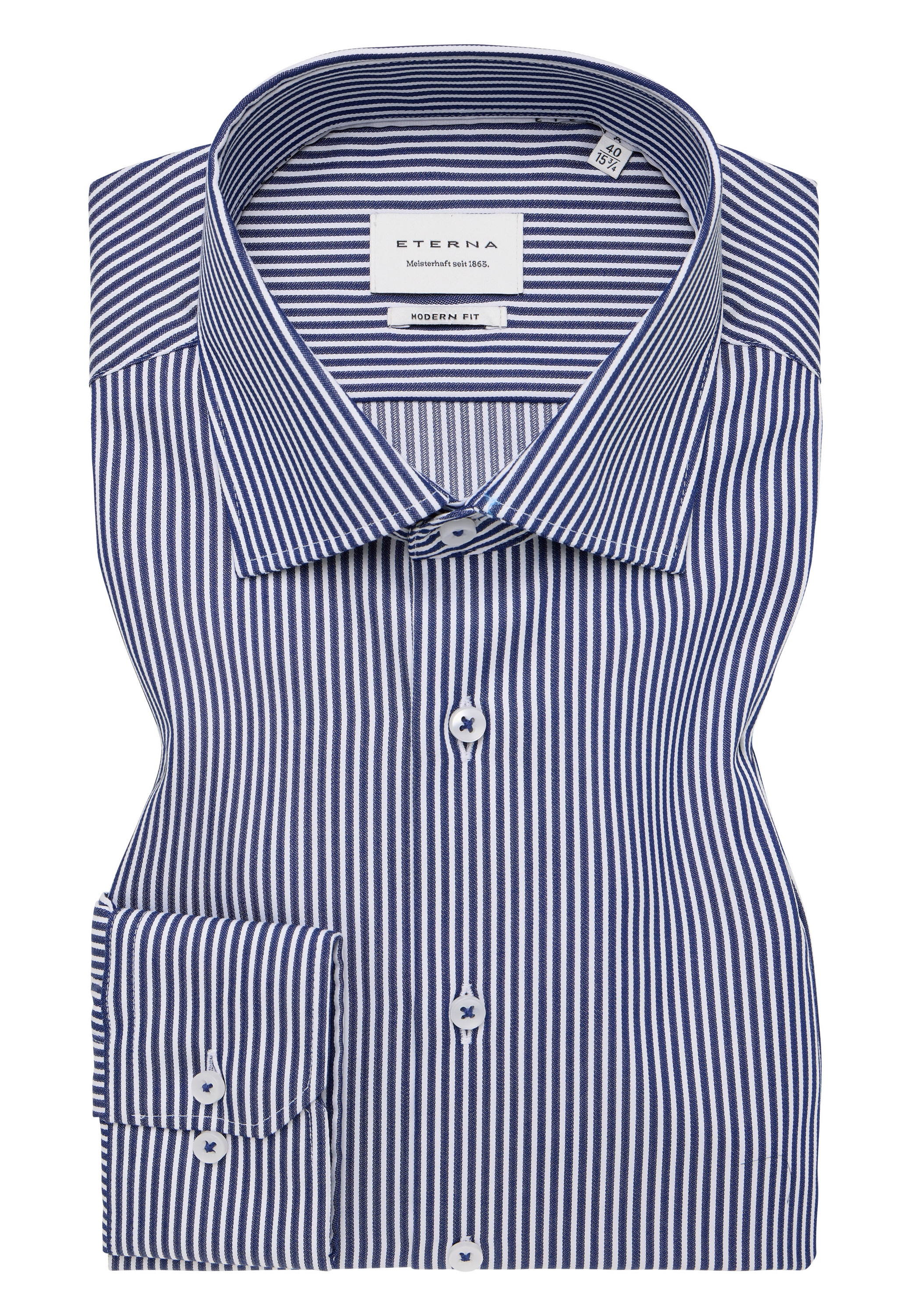 Eterna Langarmhemd »MODERN FIT« NON IRON (bügelfrei)