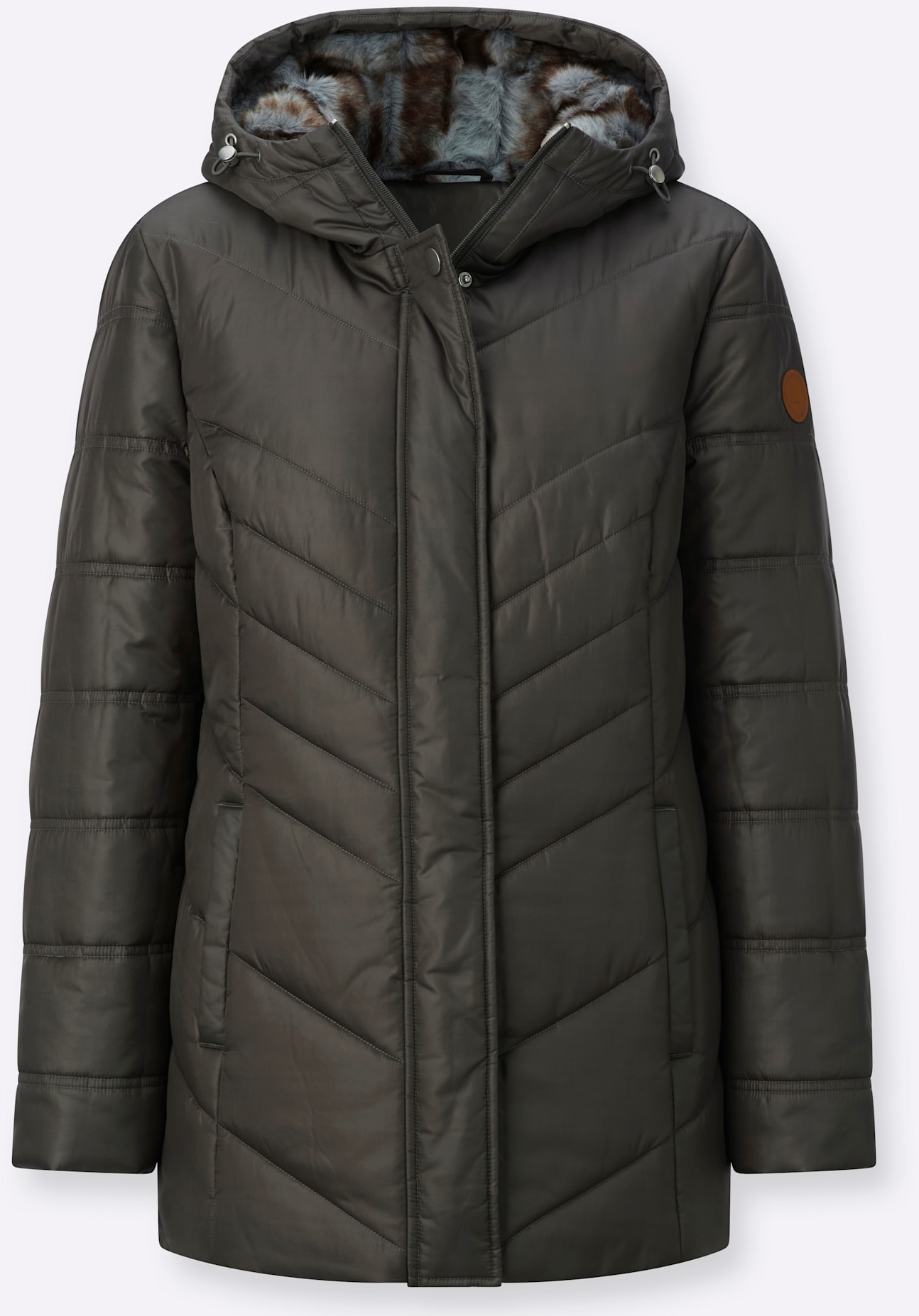 Casual Looks Steppjacke mit Kapuze