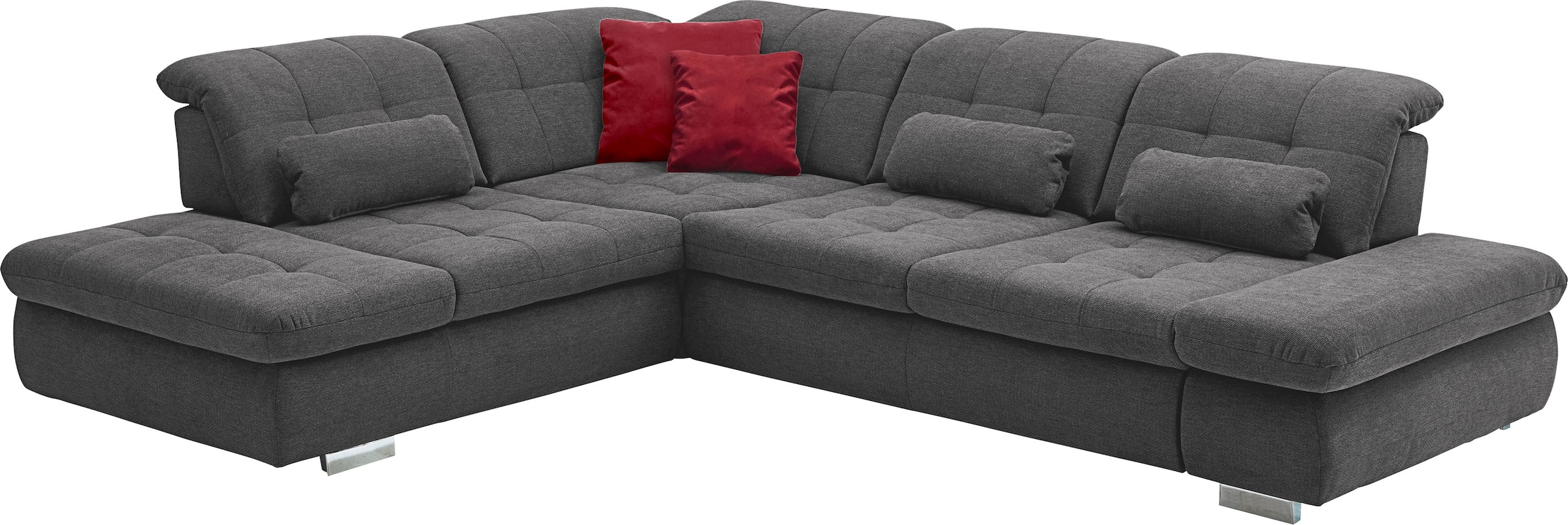 Die PlanBar Ecksofa »MP-IN17004 L-Form, Breite 323 cm, wahlweise weitere Funktionen« Kaltschaum-Polsterung, inkl. Sitztiefenverstellung