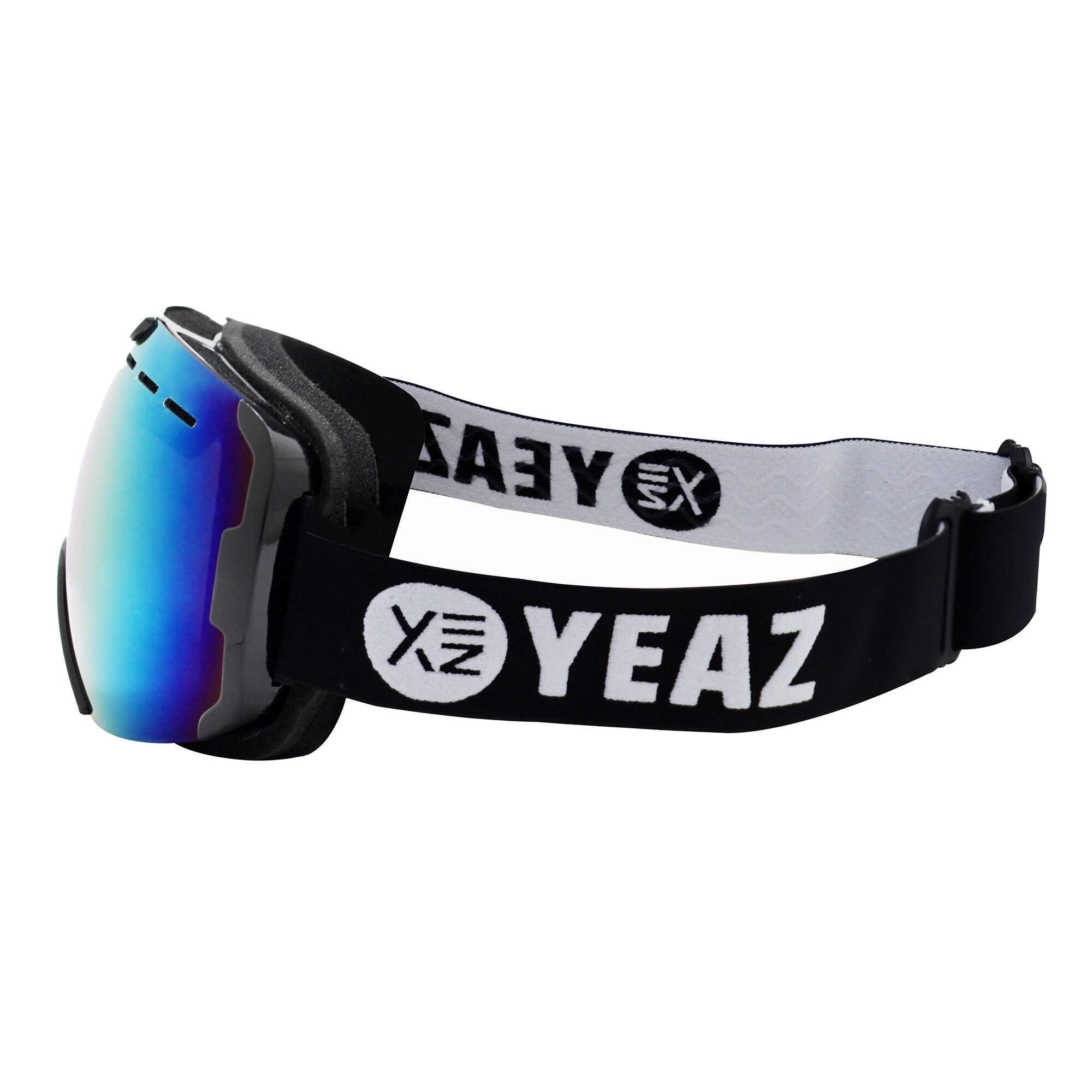 YEAZ Snowboardbrille »Ski- Snowboardbrille schwarz/rot/weiß RIDGE«