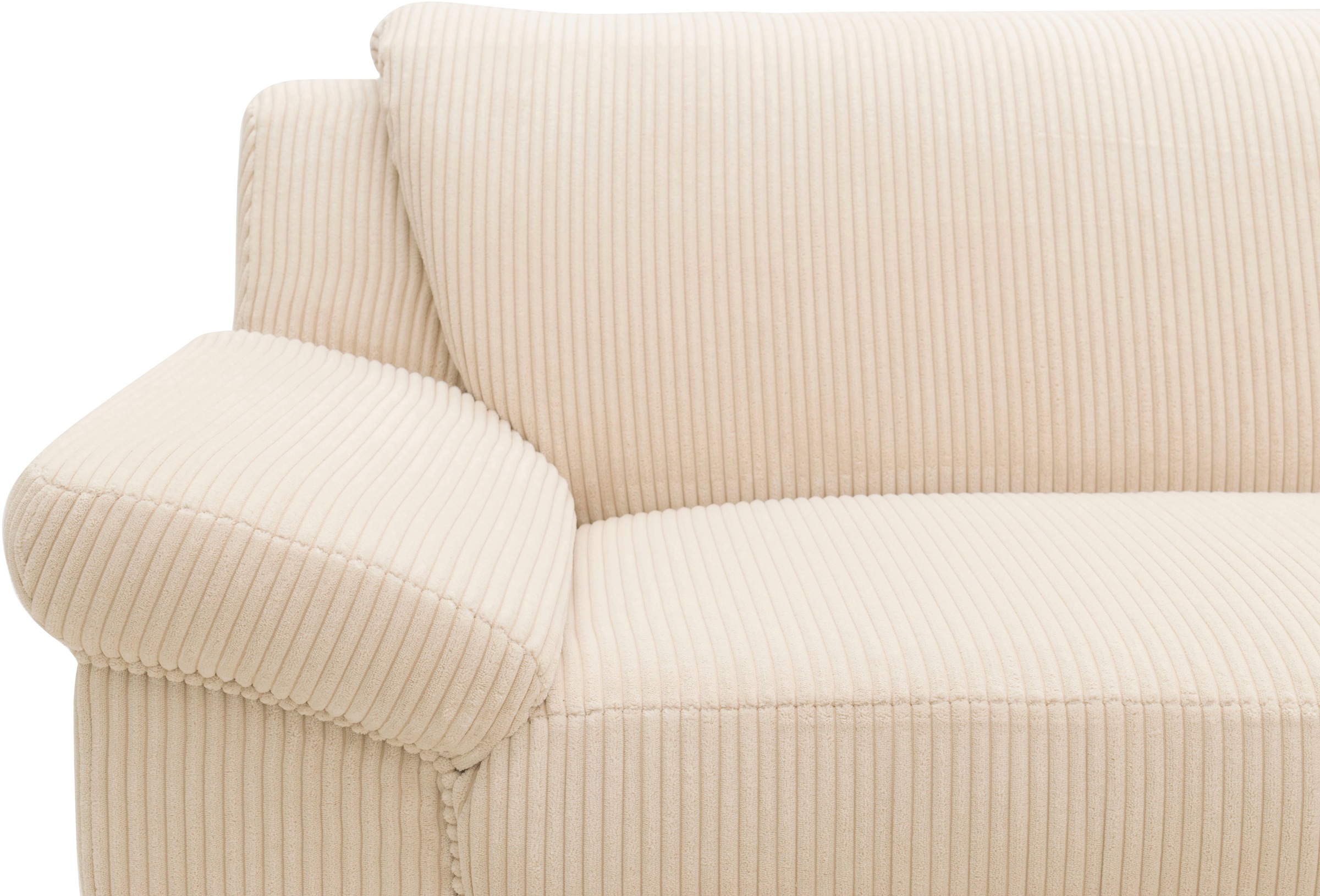 Home affaire Ecksofa »Yesterday zeitlos und elegant, bequeme Armlehnen, L-Form«, wahlweise mit Bettfunktion, auch in Cord