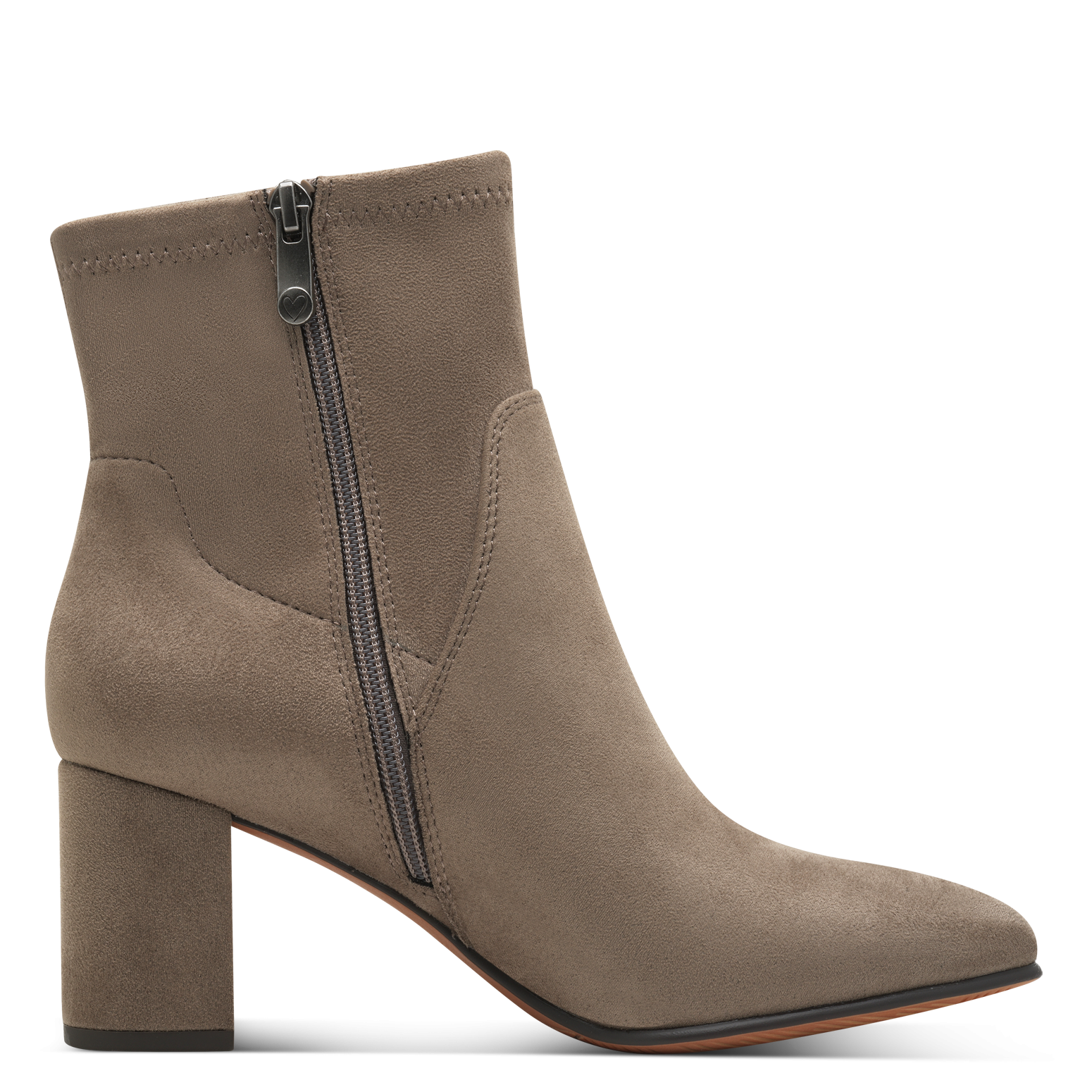 MARCO TOZZI Stiefelette  Blockabsatz, Ankle Boots mit zweckmäßigem Innen-Reißverschluss