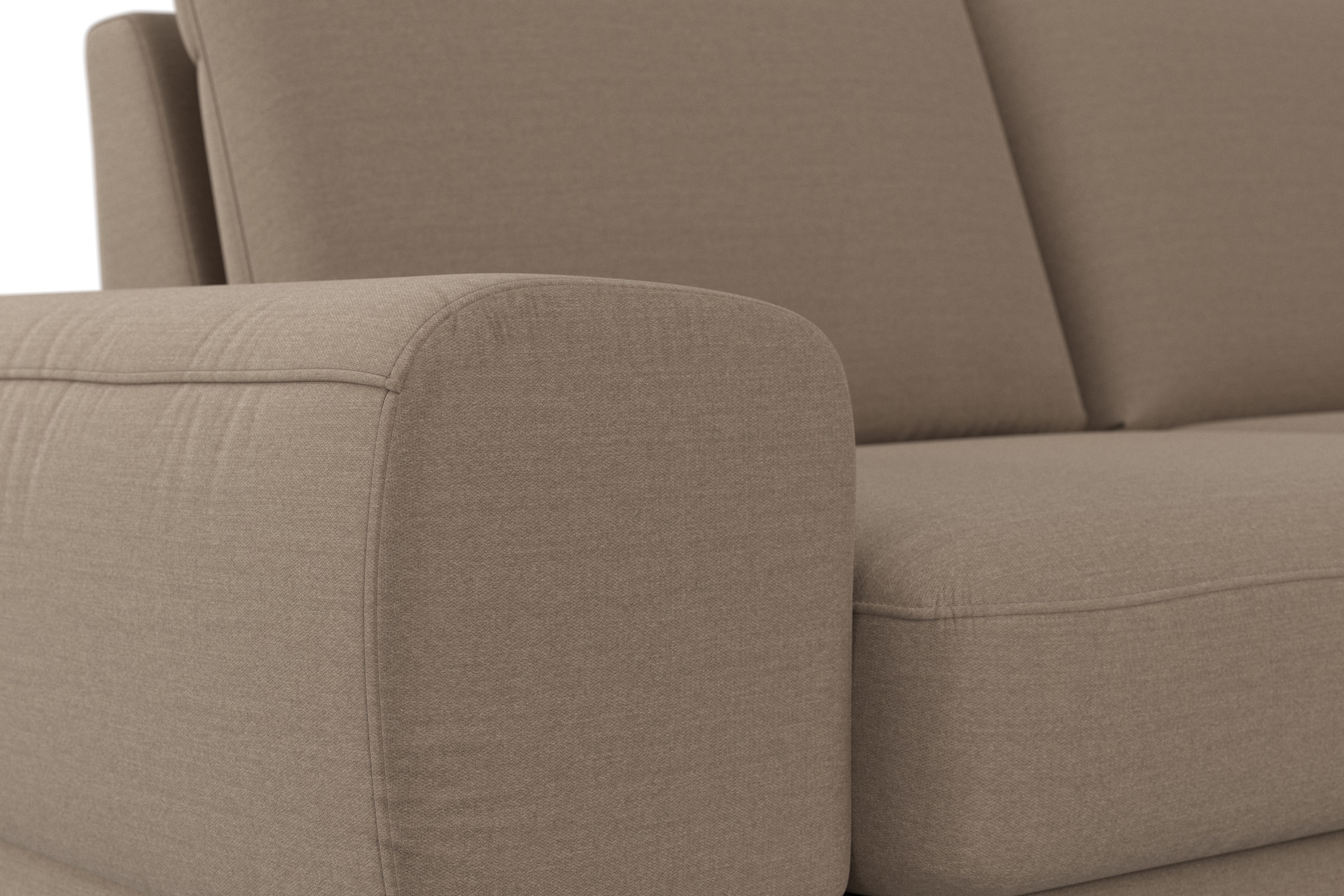 sit&more Ecksofa »Cinturo L-Form«, inklusive Sitztiefenverstellung und Federkern, Sitzhöhe 48 cm