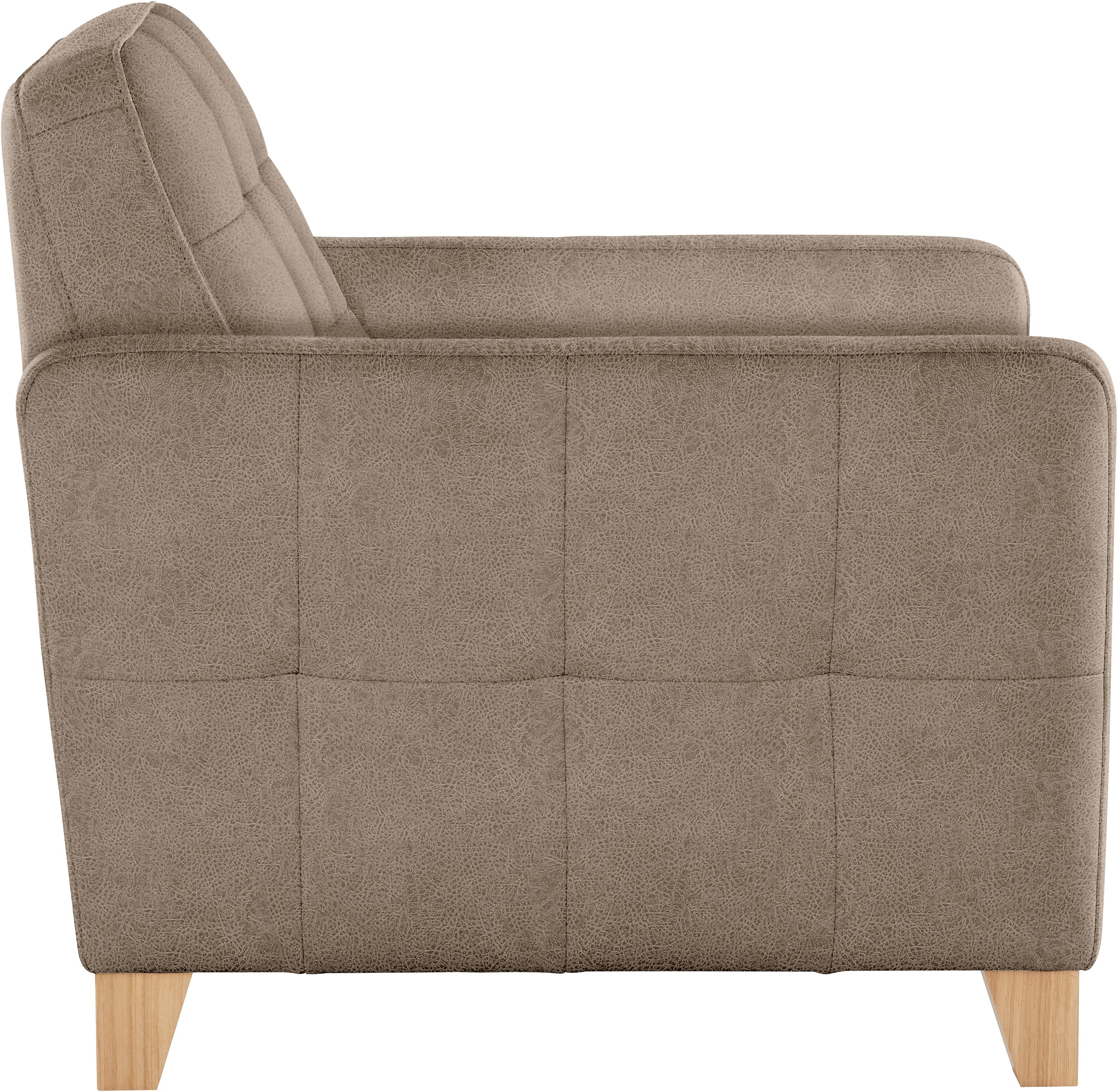 exxpo - sofa fashion Sessel »Elio, Loungesessel, aufwendige Detailverarbeitung, bequem und modern«, hoher Sitzkomfort für entspannende Momente
