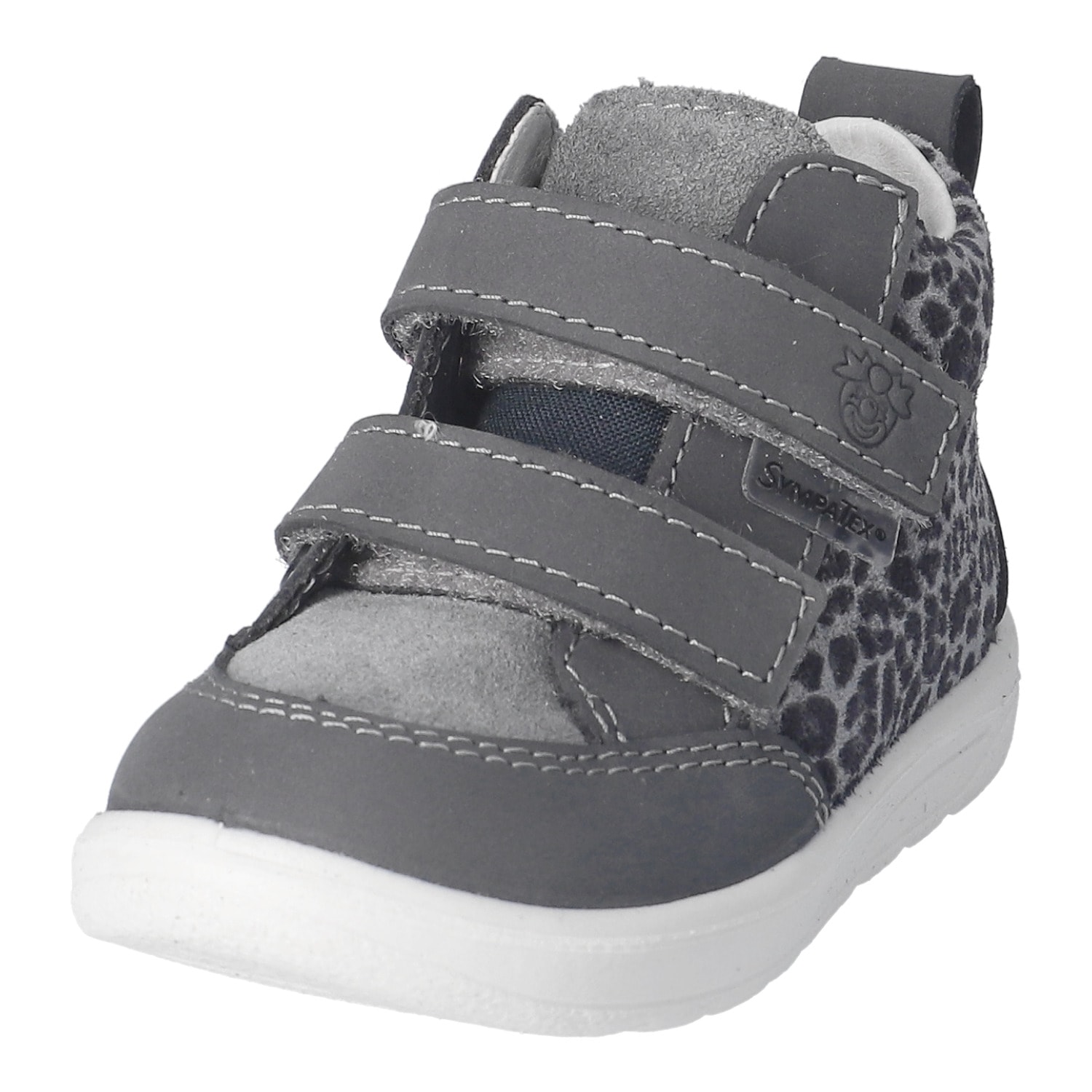 PEPINO by RICOSTA Sneaker »LIA, WMS: mittel«  Klettschuh, Babyschuh mit Kontrastbesatz, Größenschablone zum Download