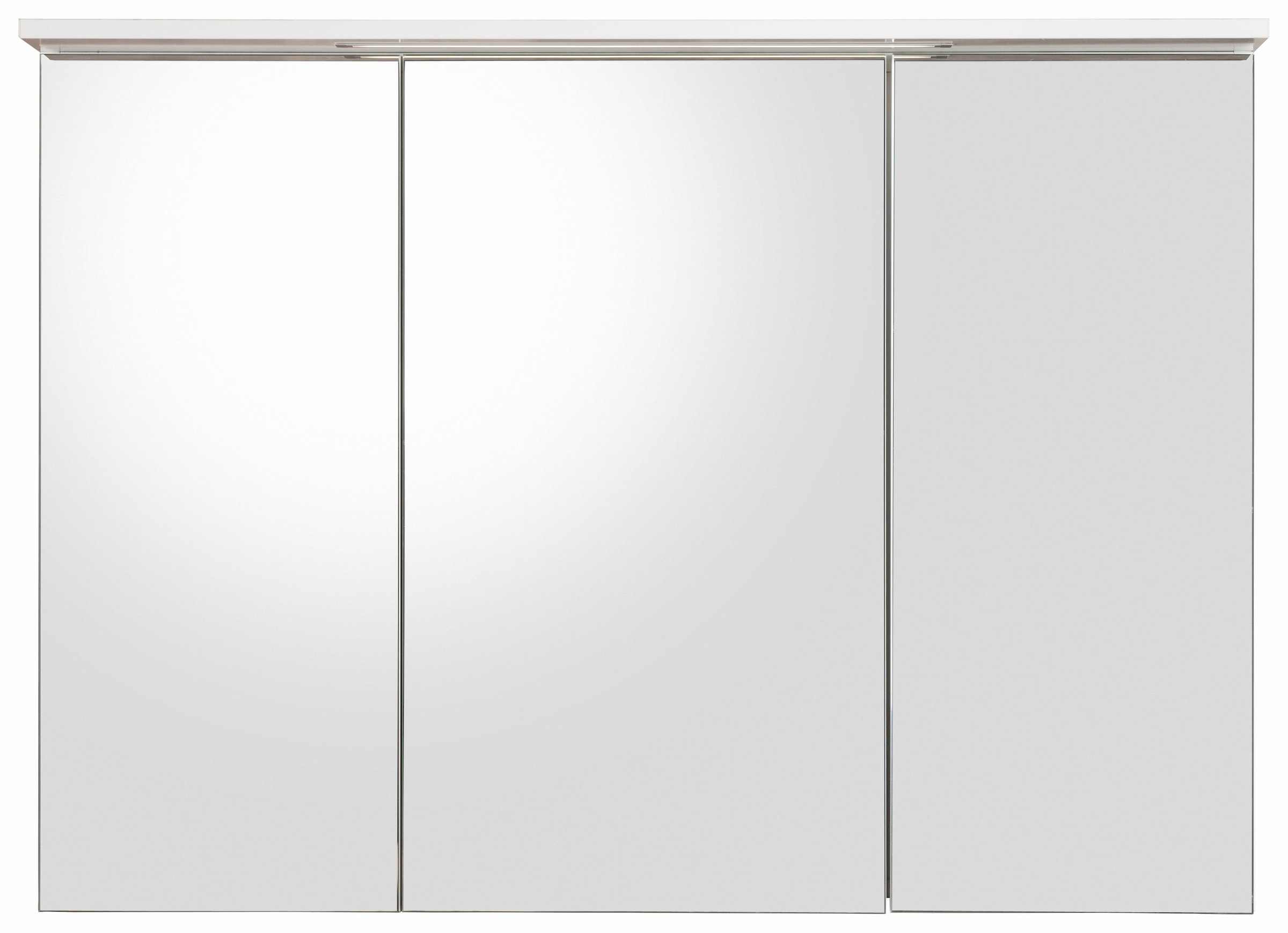 Schildmeyer Spiegelschrank »Profil 16«, Breite 100 cm, 3-türig, LED-Beleuchtung, Schalter-/Steckdosenbox