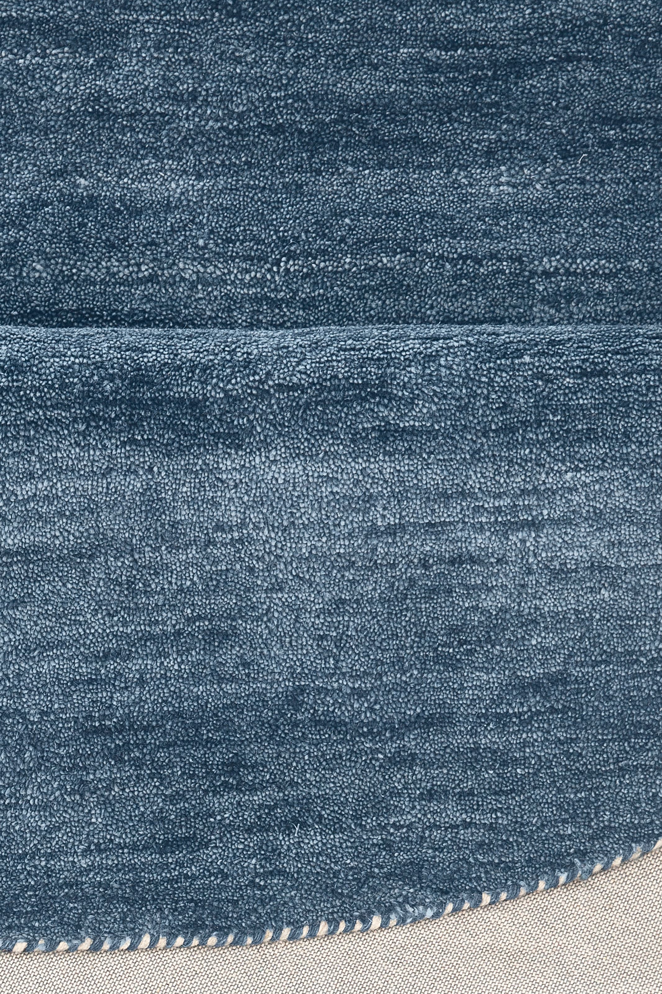 THEKO Wollteppich »Gabbeh Uni, Handgefertigt, Teppich, meliert, reine Wolle,« rund 14 mm Höhe Wohnzimmer, Esszimmer, Schlafzimmer, auch als Läufer oder rechteckig