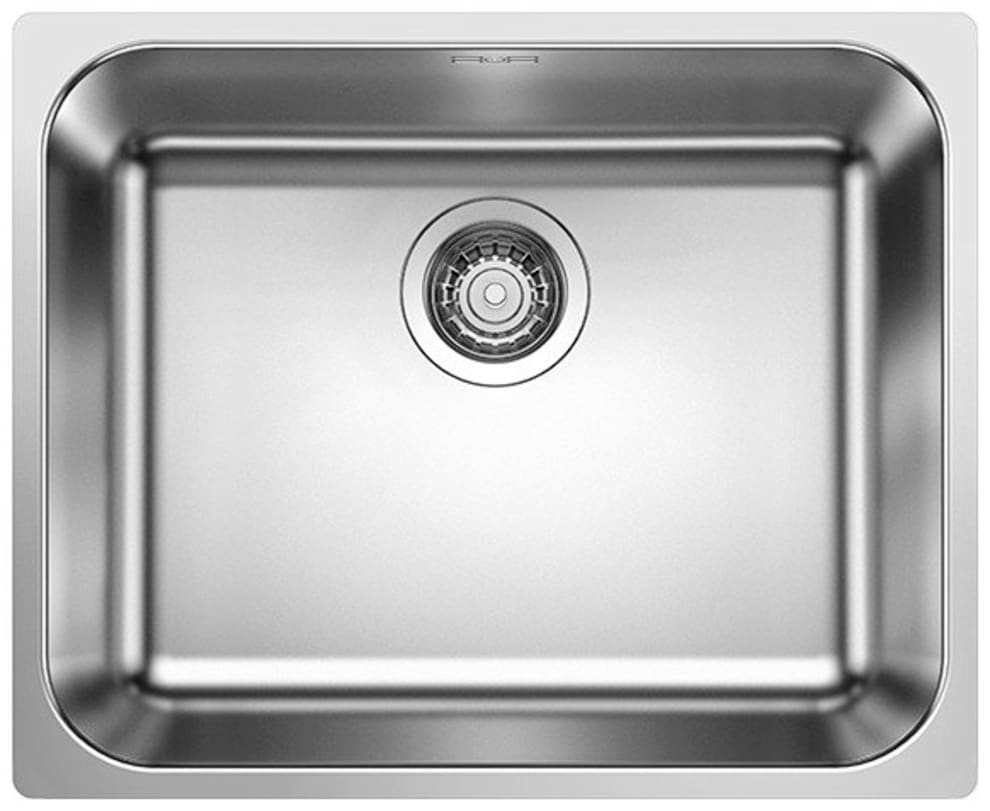 Blanco Edelstahlspüle "SUPRA 500-IF R12" 1 Stk. tlg. zum wechselseitigen Einbau geeignet