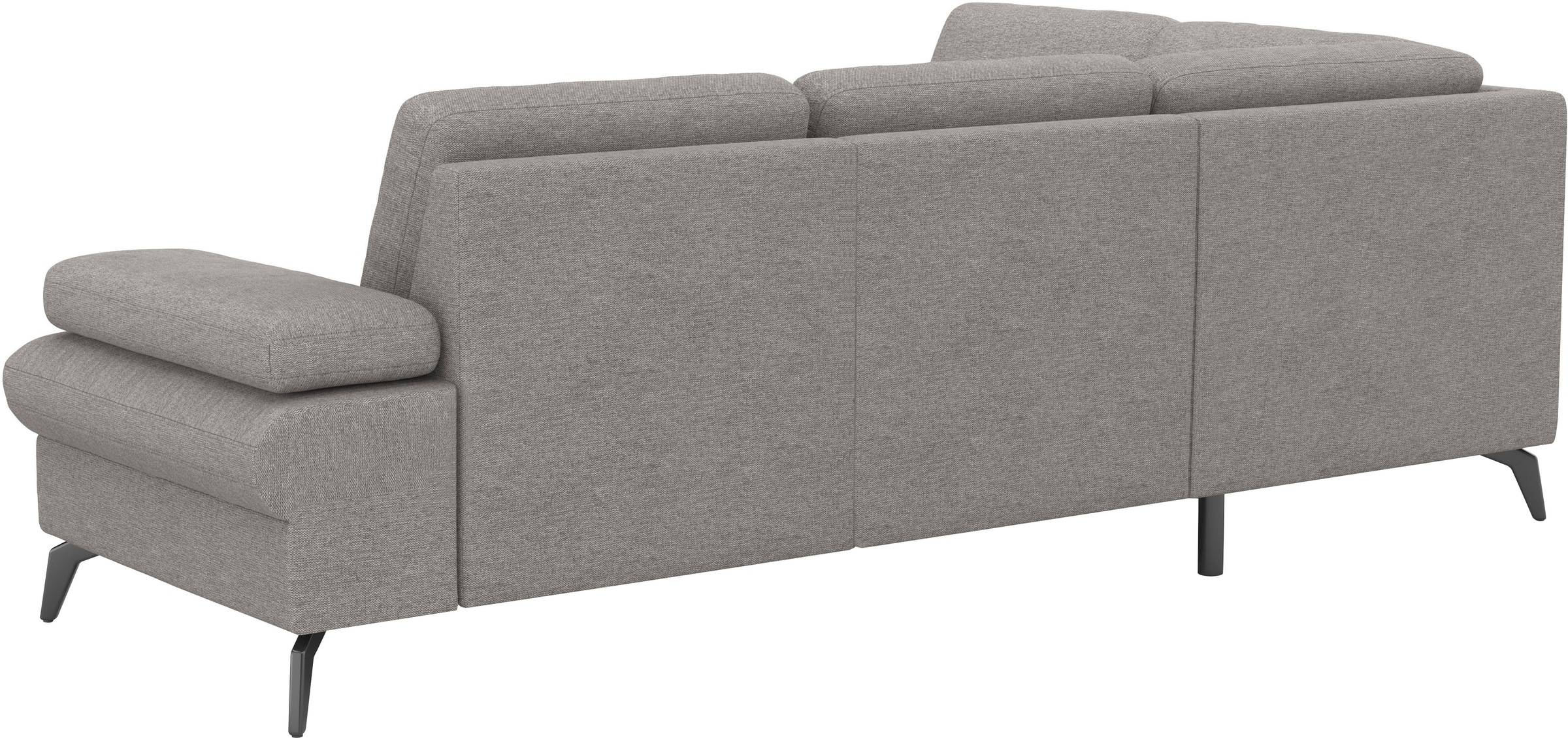 sit&more Ecksofa »Morris Jubi L-Form«, inkl. Armteilfunktion und 1 Zierkissen, wahlweise mit Bettfunktion