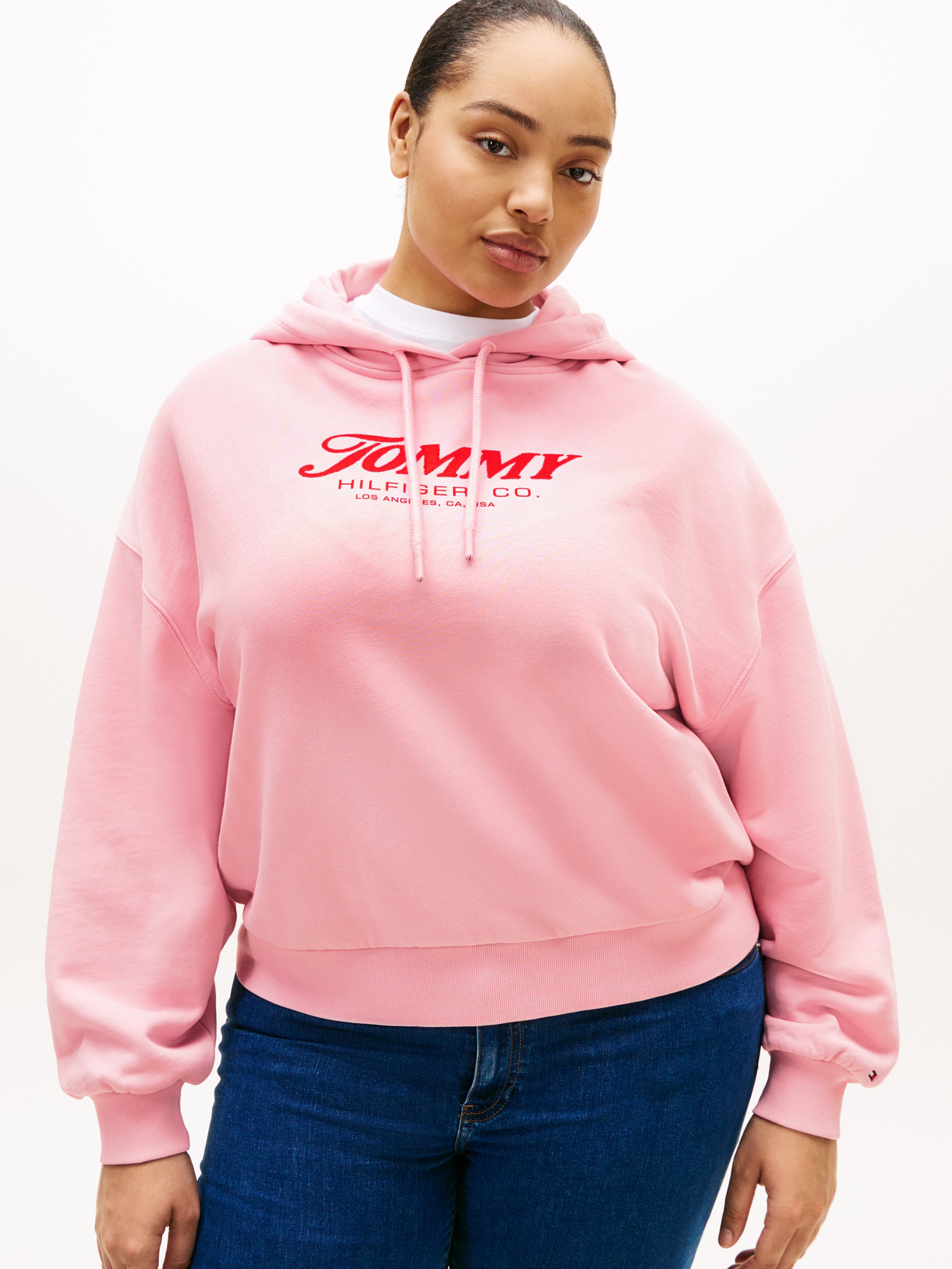 Tommy Hilfiger Curve Hoodie »CRV FUN GRAPHIC MDRN HOODIE«, in großen Größen
