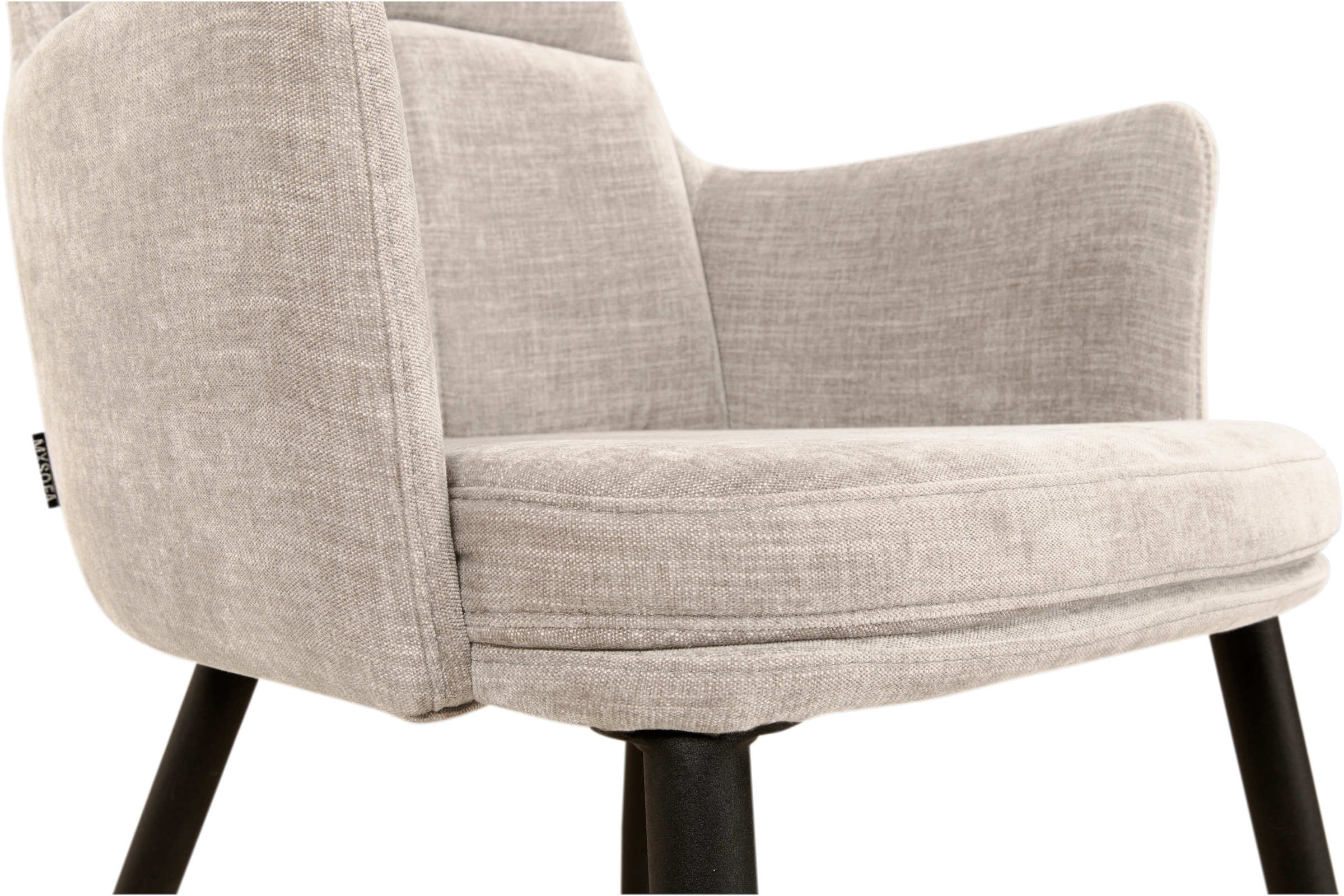 OMG Design Armlehnstuhl »Donna« (Set) 1 Stk.Schalenstuhl, bequem gepolstert, Esszimmerstuhl