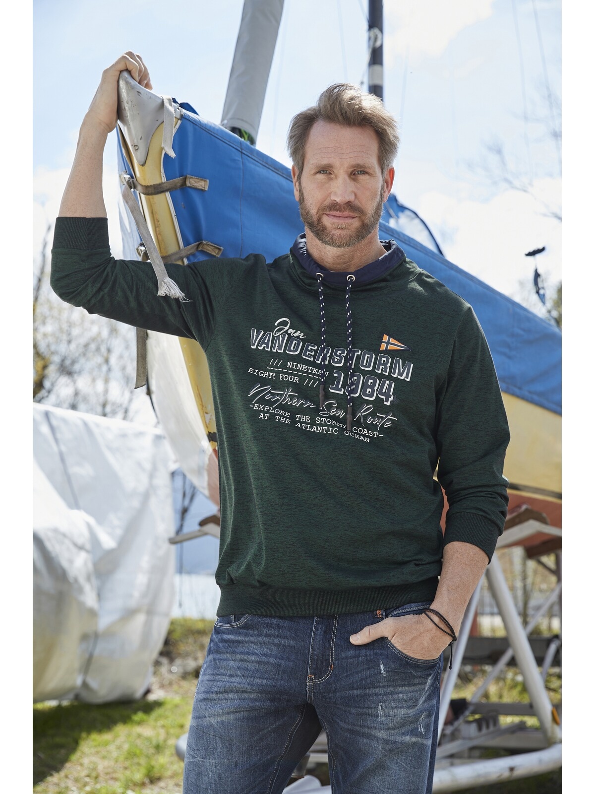 Jan Vanderstorm Kapuzensweatshirt »Sweatshirt SVERRE«
