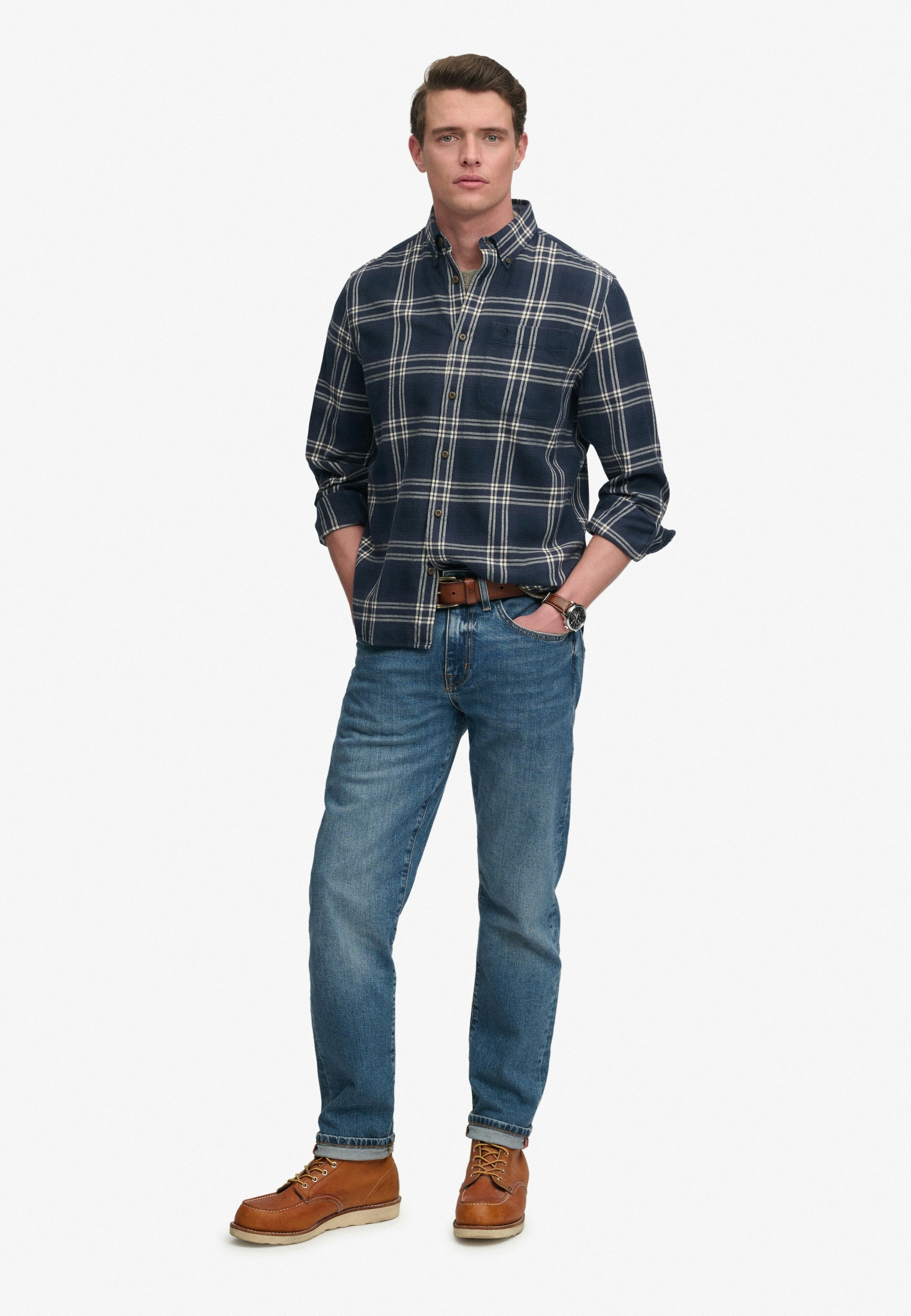 Superdry Langarmhemd »L/S COTTON LUMBERJACK SHIRT« Baumwolle, regular fit