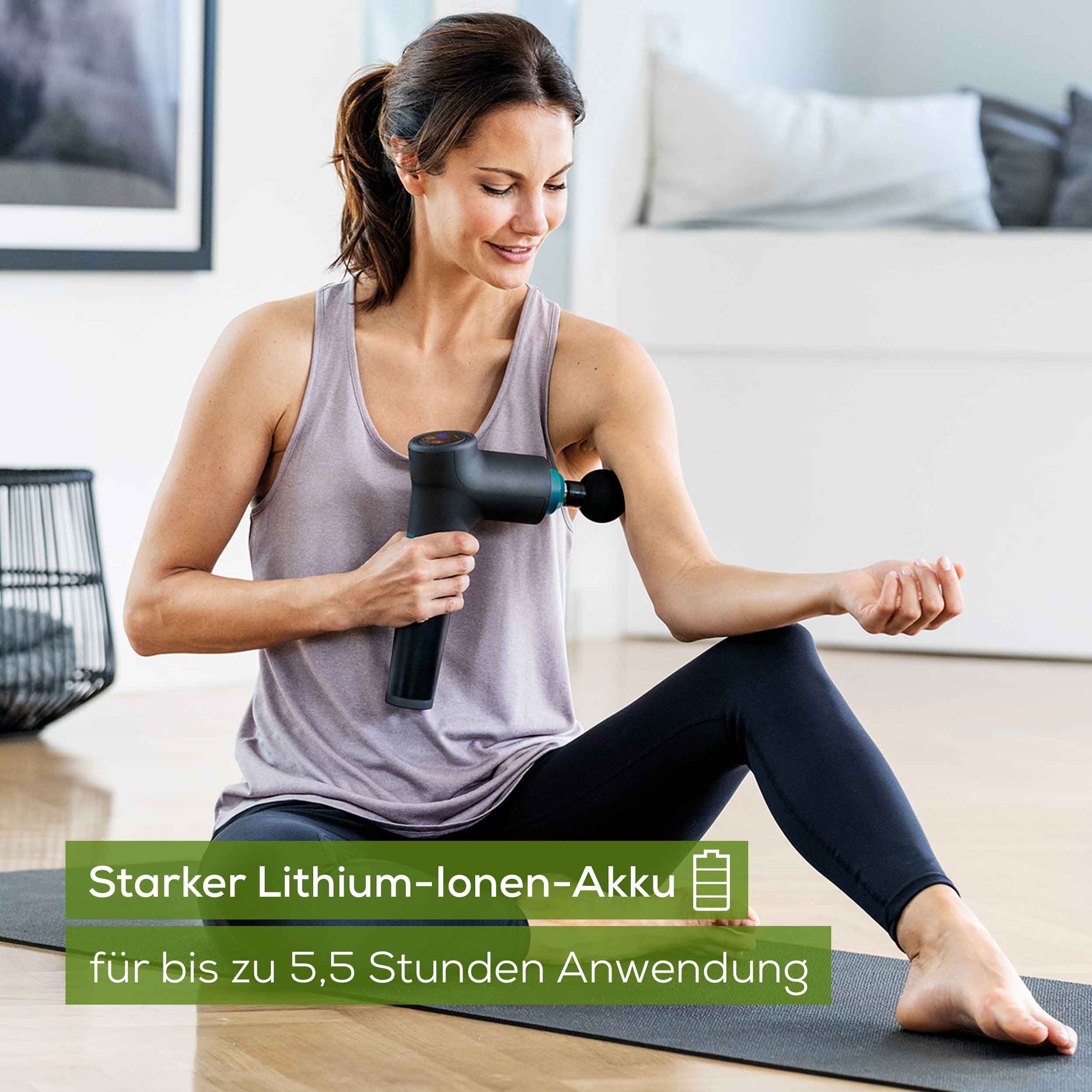 BEURER Massagegerät »MG 185 für kraftvolle und wohltuende Triggerpunktmassagen«, Mit 9 Intensitätsstufen und 5 Massageaufsätzen