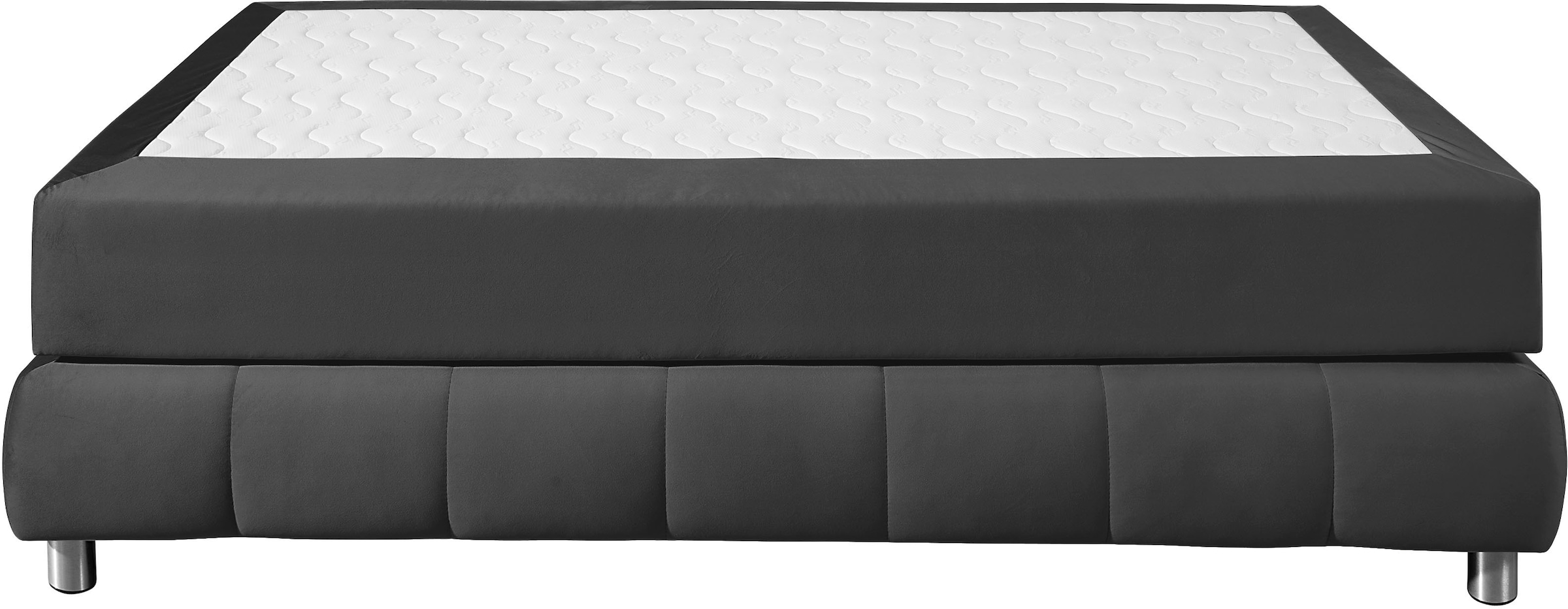 Home affaire Boxspringbett »Salo« Ohne Kopfteil, inkl. Topper, auch in Überlänge 220 cm