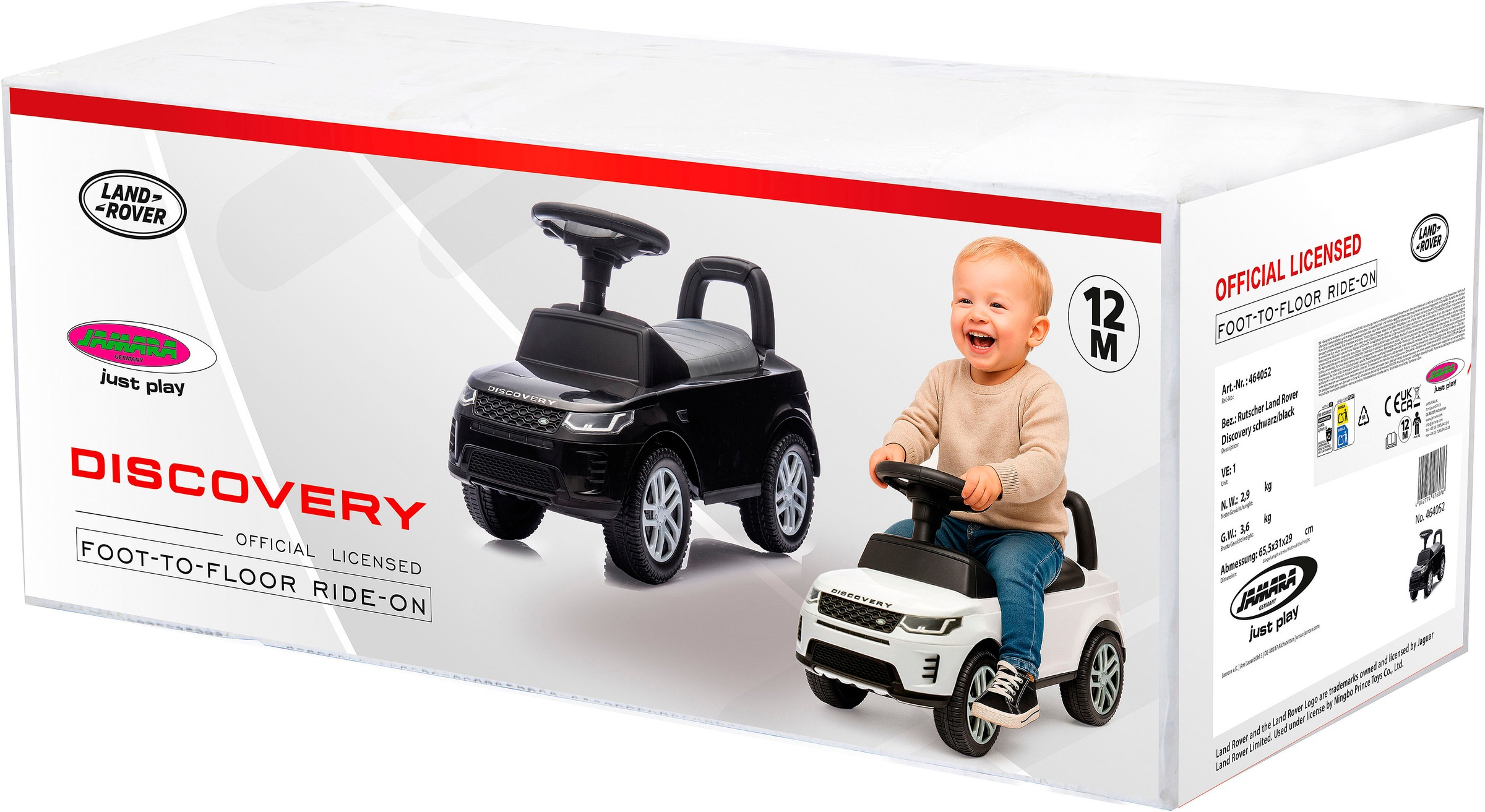 Jamara Rutscherauto »Land Rover Discovery 2in1« mit Hupe