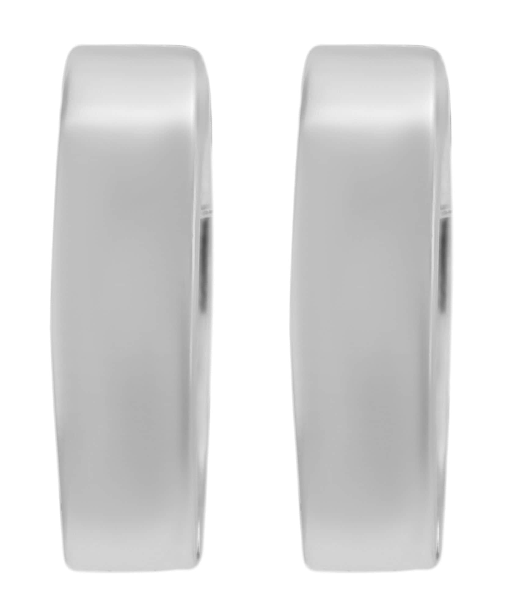 Adelia´s Paar Creolen »Unisex Ohrringe ¿ Klappcreole aus 925 Silber«