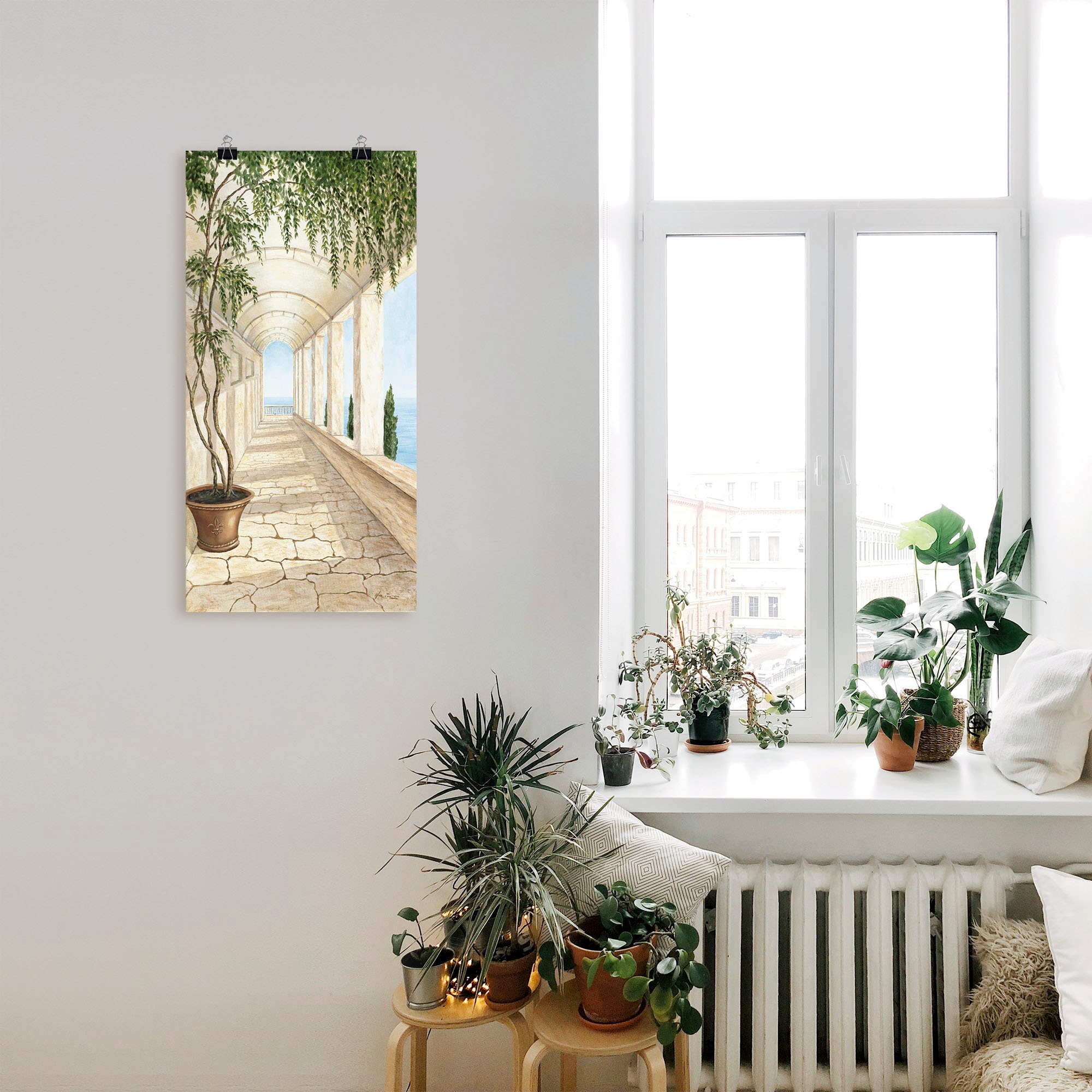 Artland Wandbild »Capri« Gebäude 1 Stk. tlg. als Alubild, Leinwandbild, Poster in verschied. Größen