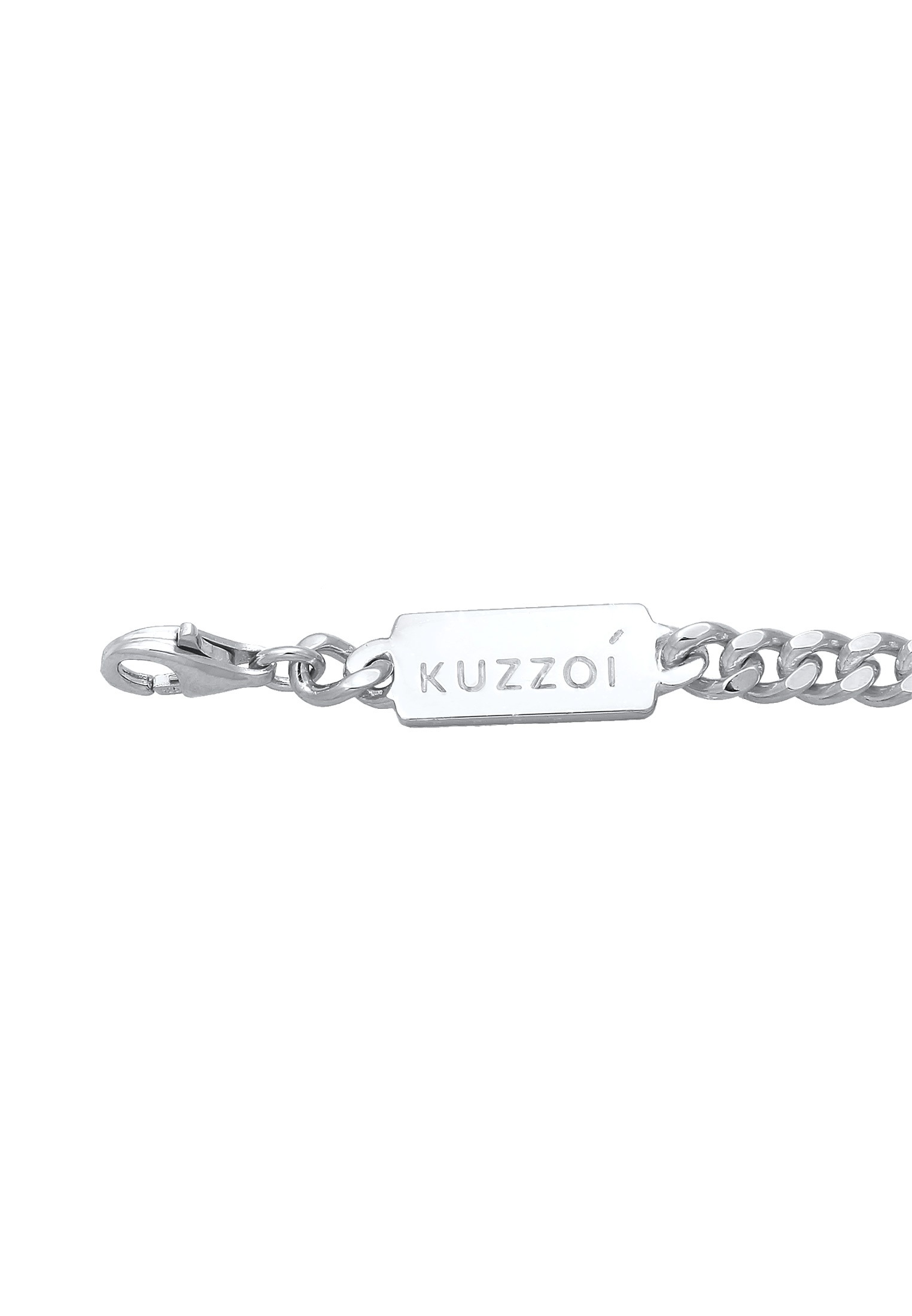 Kuzzoi Armkette »Armband Herren Panzer Massiv 925 Silber«