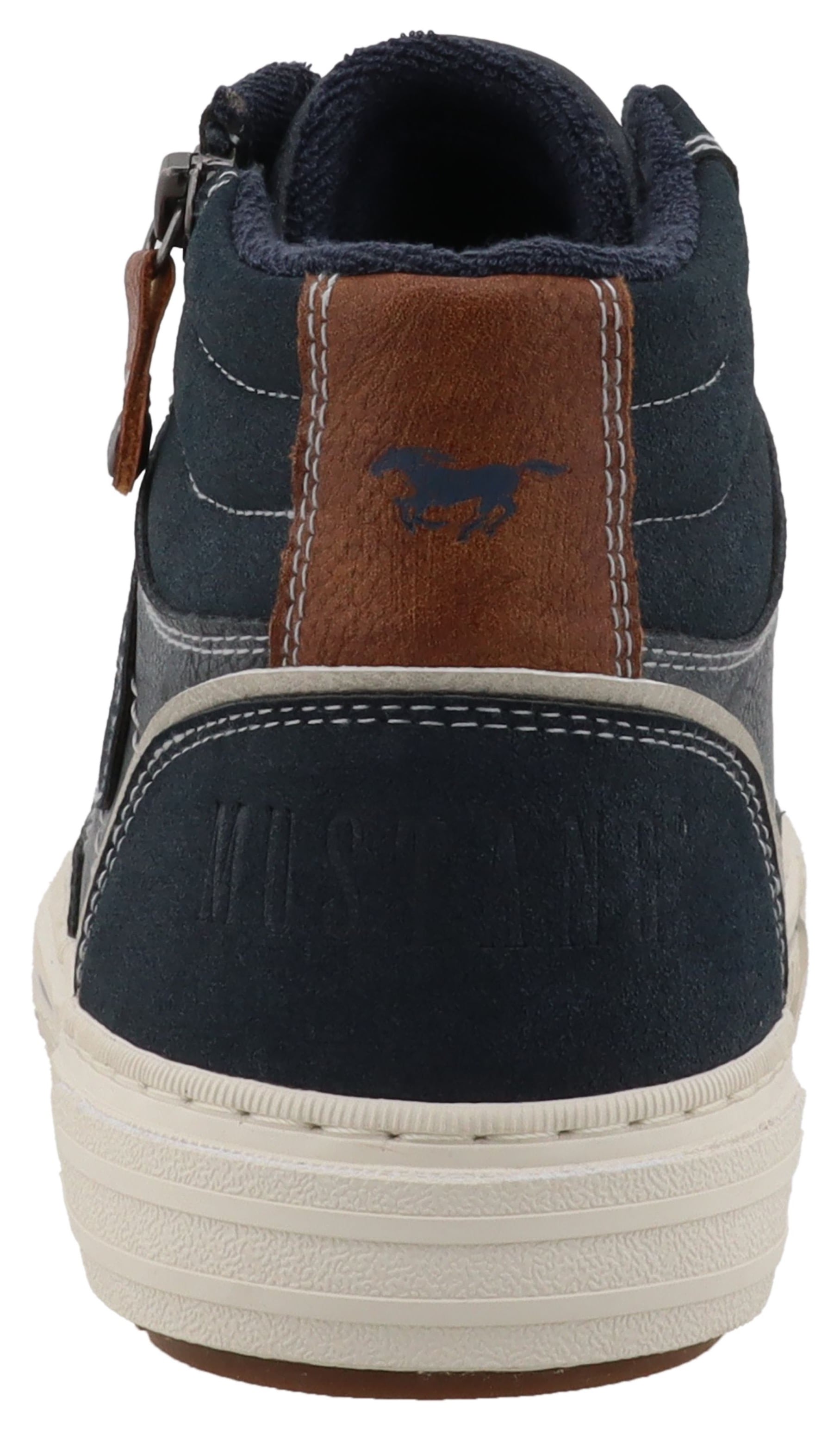 Mustang Shoes Sneaker »Masha«  High Top Sneaker, Schnürboots mit Reißverschluss