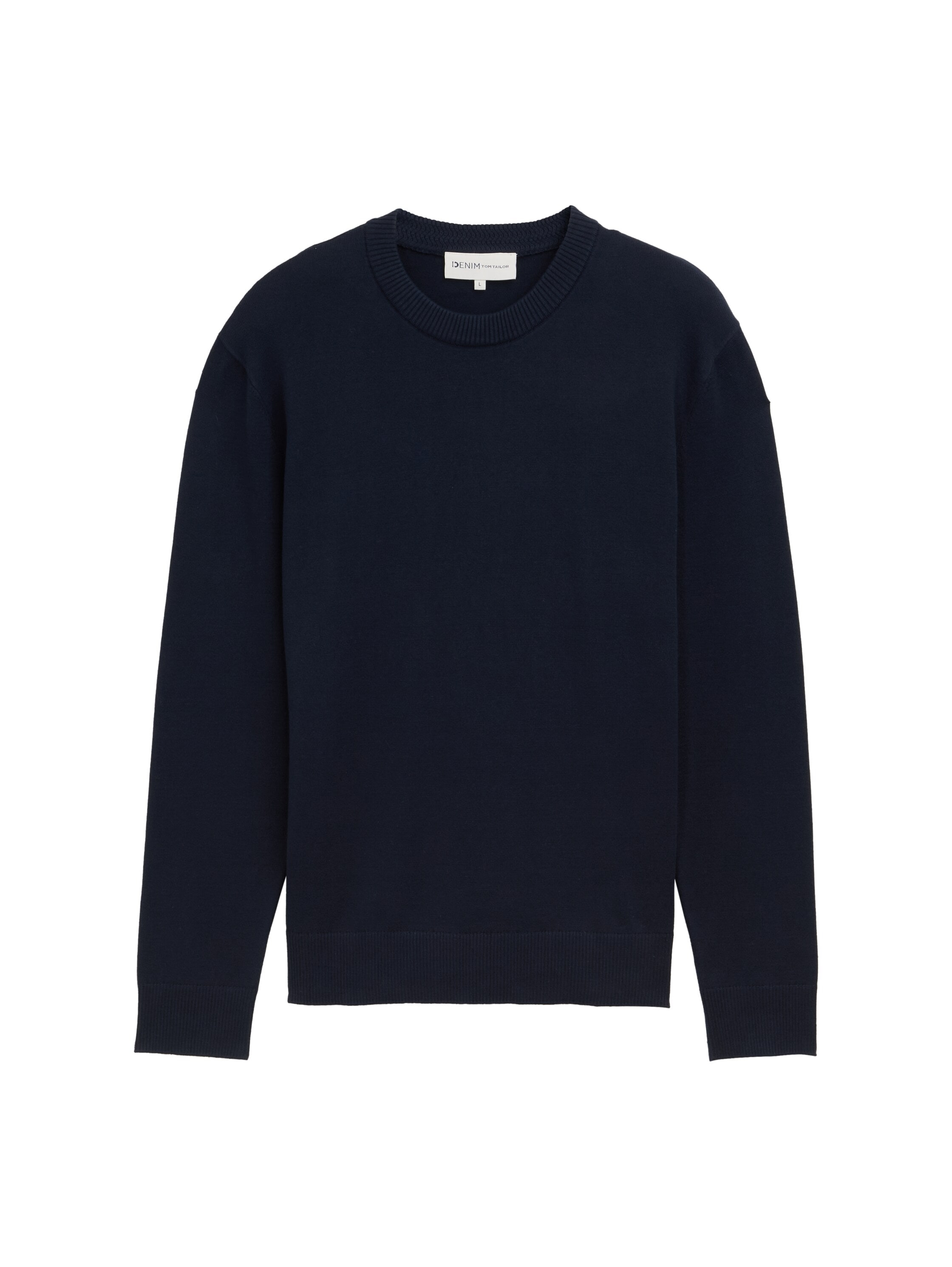 TOM TAILOR Denim Strickpullover in melierter Optik