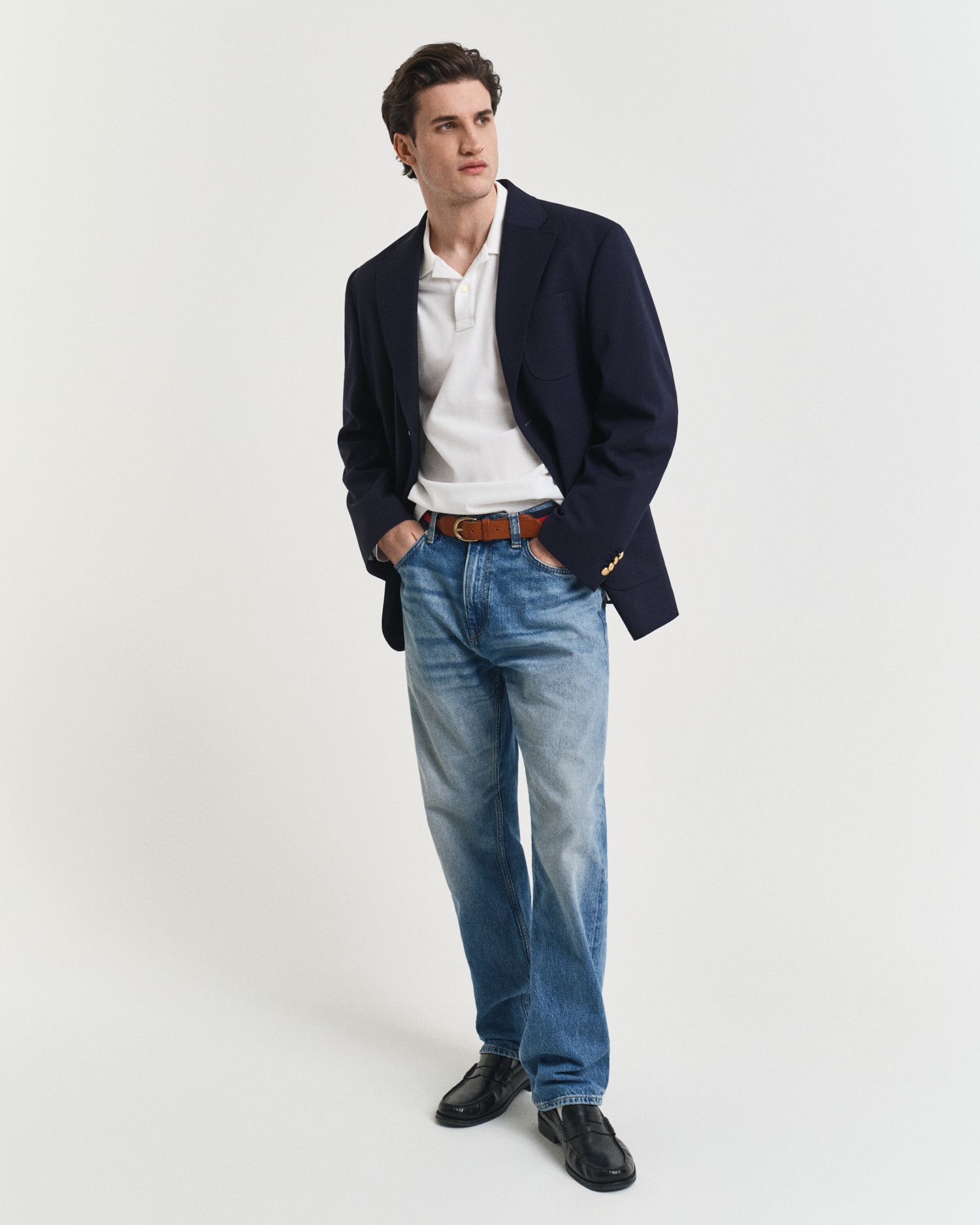 Gant Poloshirt »REG SHIELD LS PIQUE RUGGER«, mit Logotickerei auf der Brust