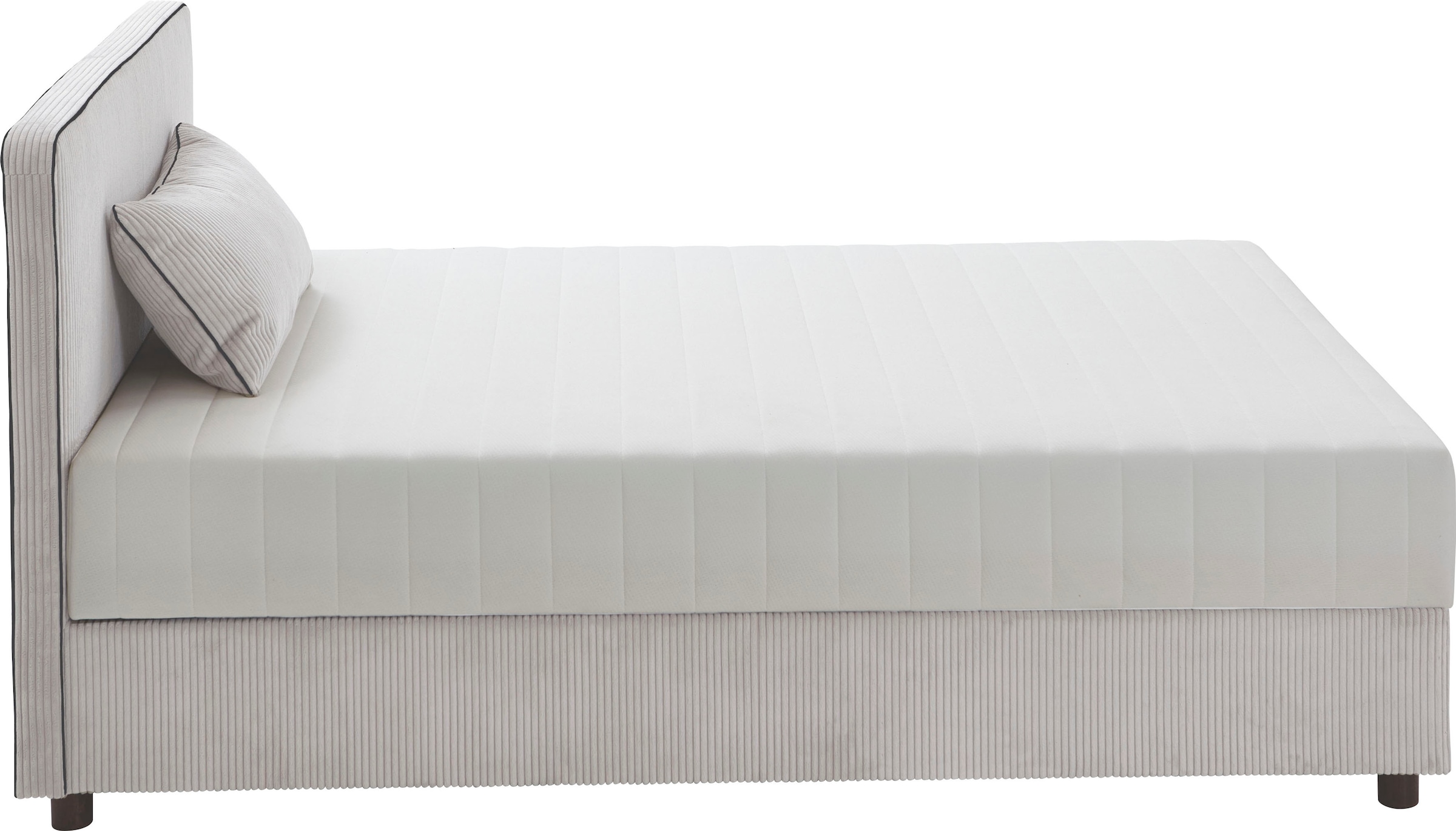 ATLANTIC home collection Bett »Corinna« Boxbett inkl. Stauraum, Cord, erhältlich in unterschiedlichen Breiten