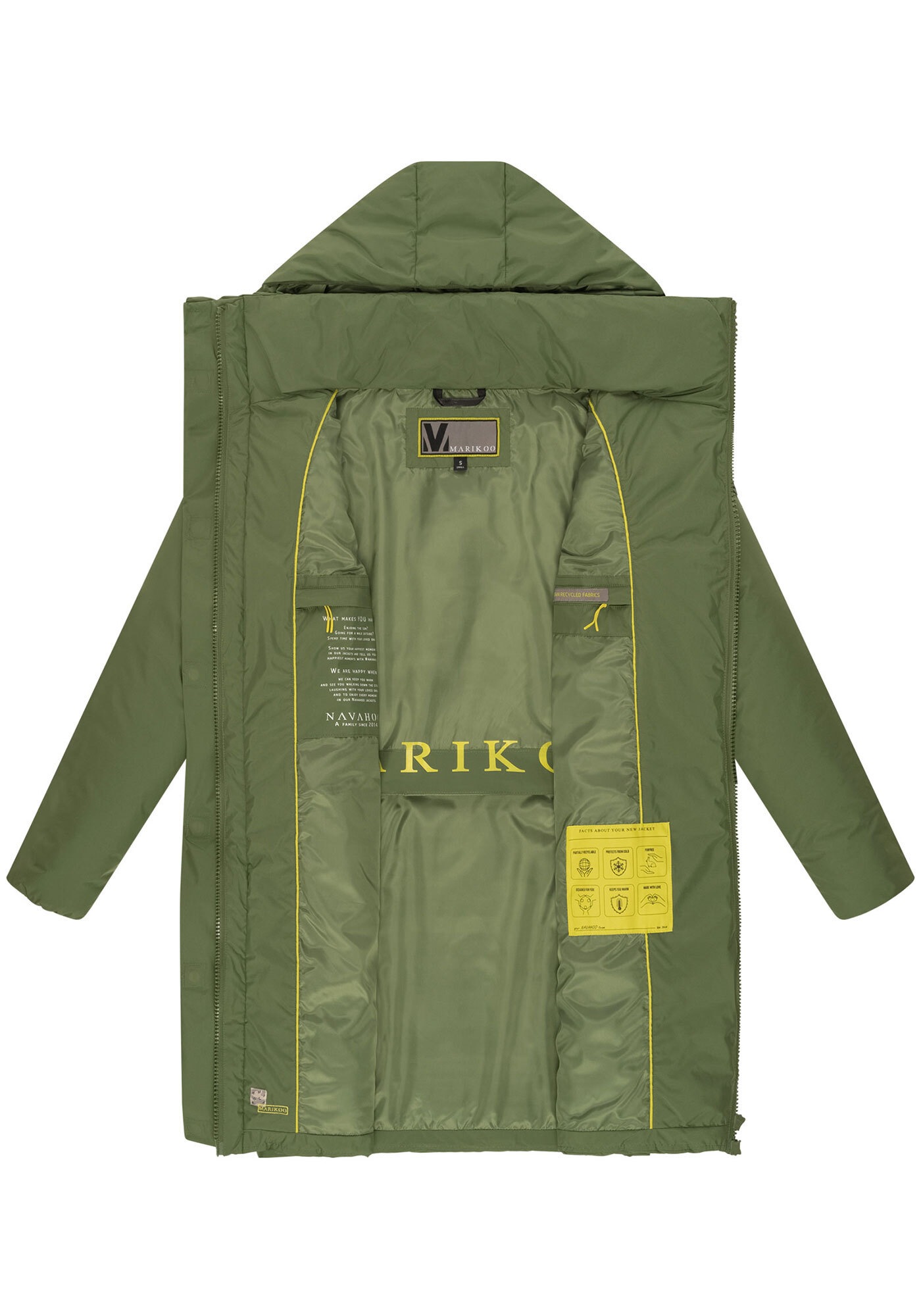 Marikoo Winterjacke »Marikoo Nanami Damen Winterjacke N023«