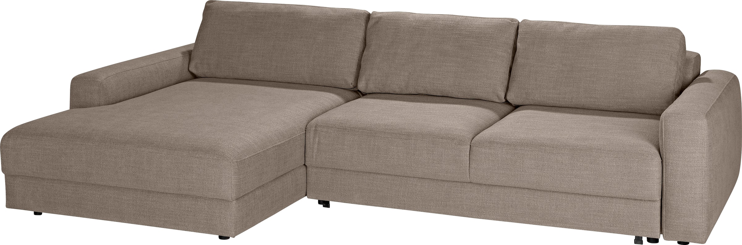 TRENDMANUFAKTUR Ecksofa »0, L-Form«, wahlweise mit Bettfunktion und Bettkasten, Tiefe...