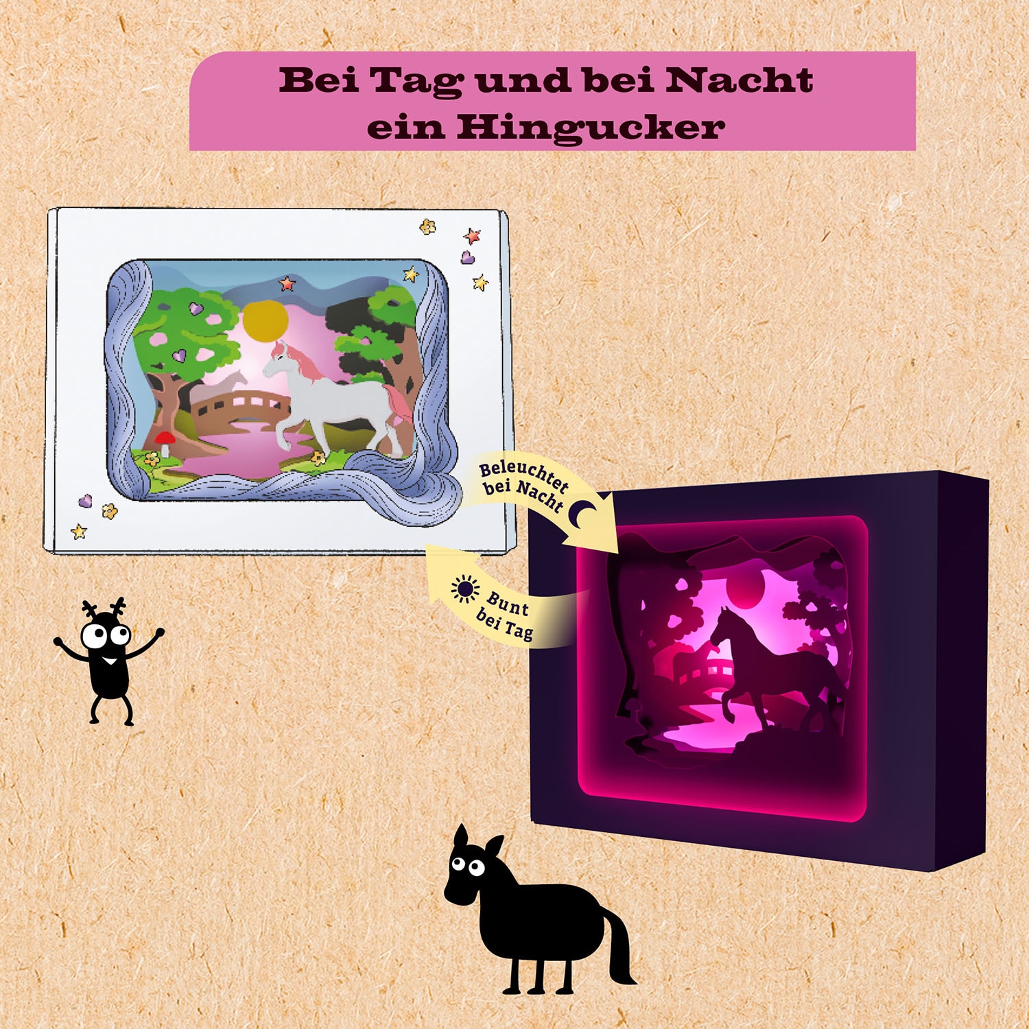 Kosmos Kreativset »AllesKönnerKiste - Horse Dream Lichtbox« Made in Germany