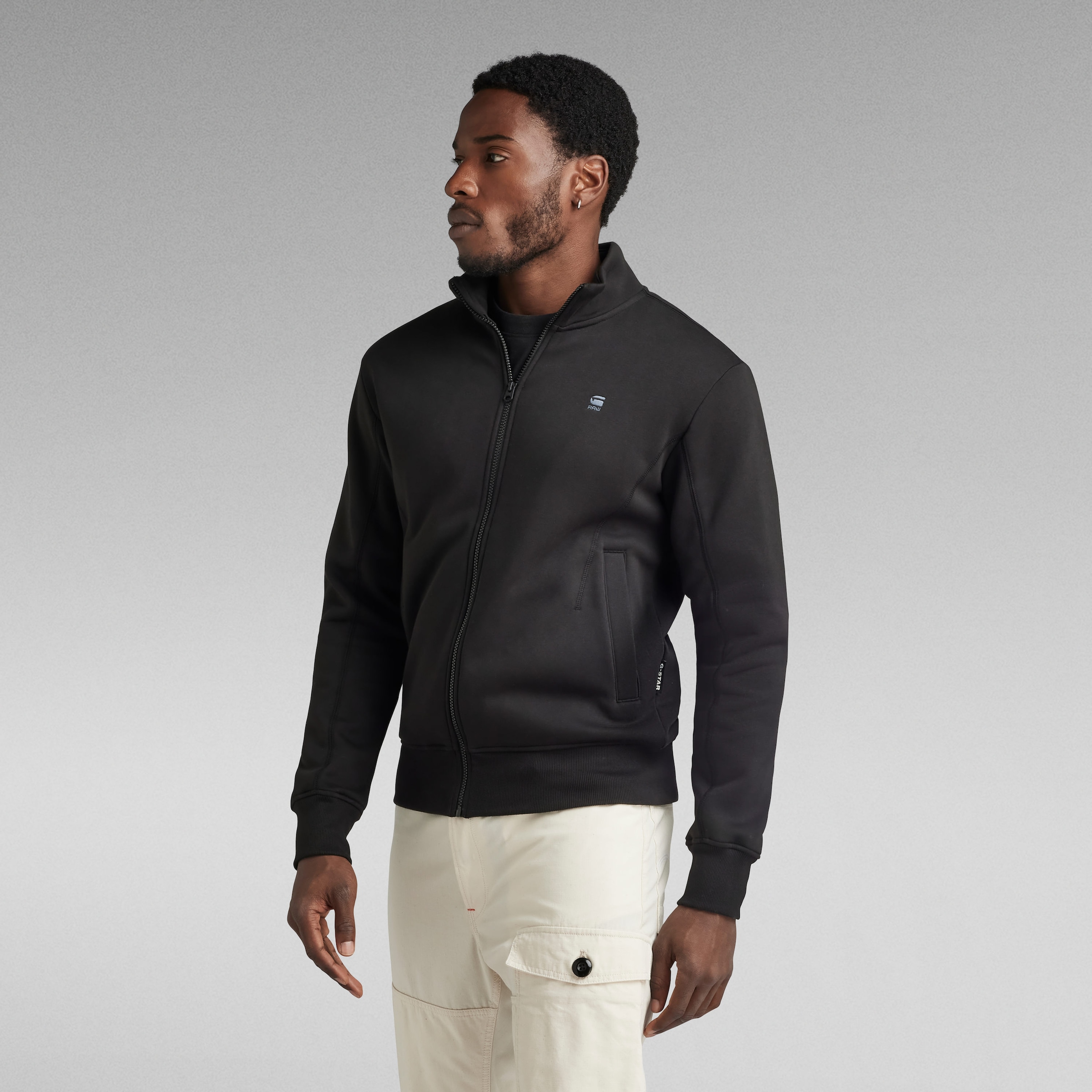 G-STAR Sweatjacke, mit Logostickerei auf der Brust