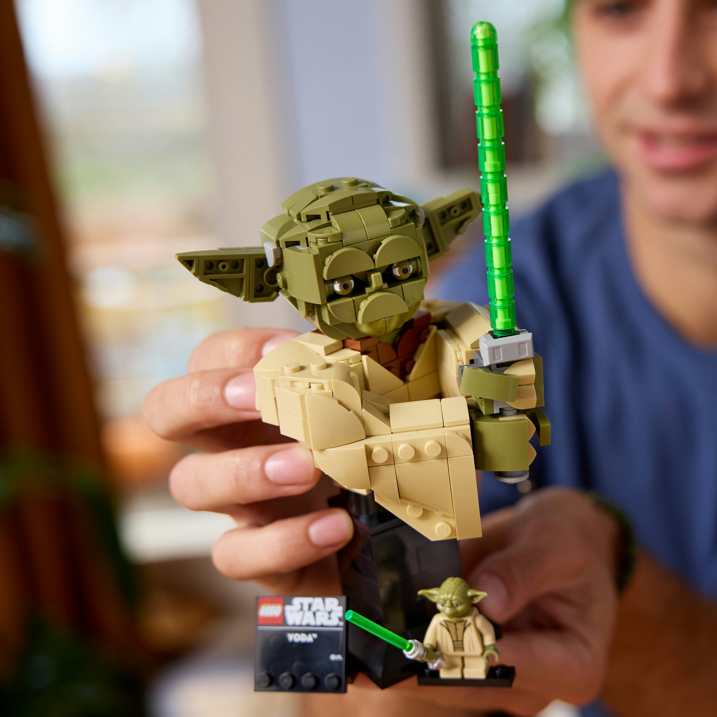 LEGO® Konstruktionsspielsteine »Yoda Büste (75438), LEGO Star Wars™«