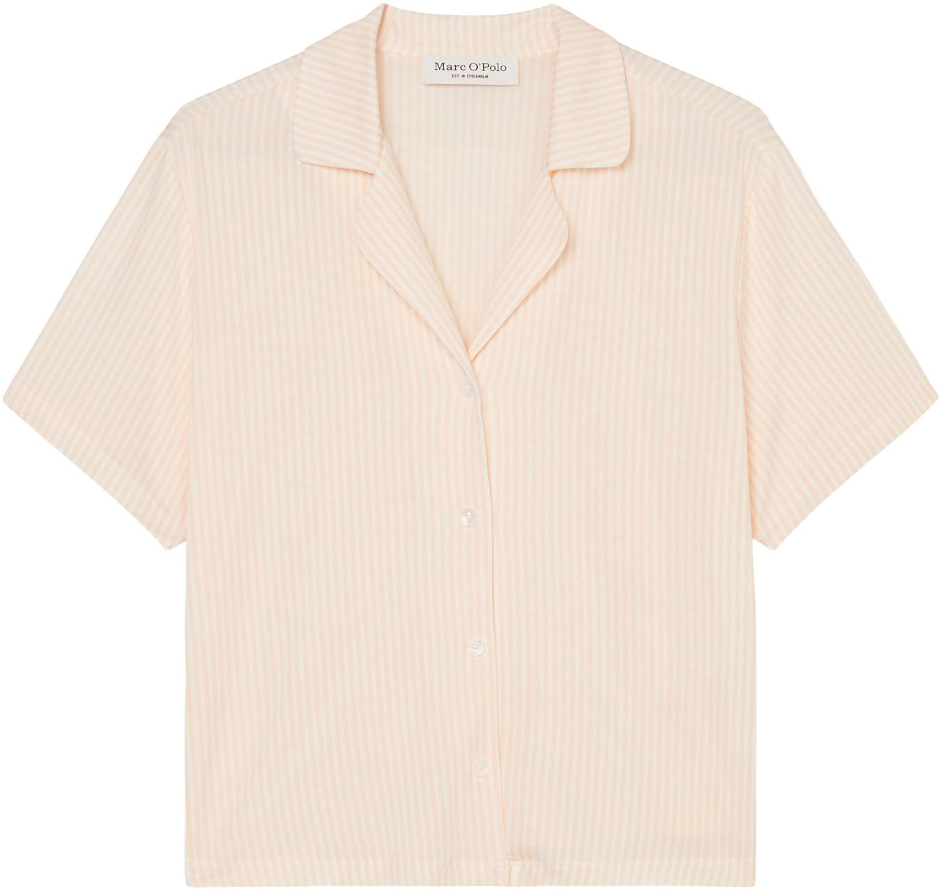 Marc O'Polo Blusenshirt, pastellfarben mit feinen Streifen