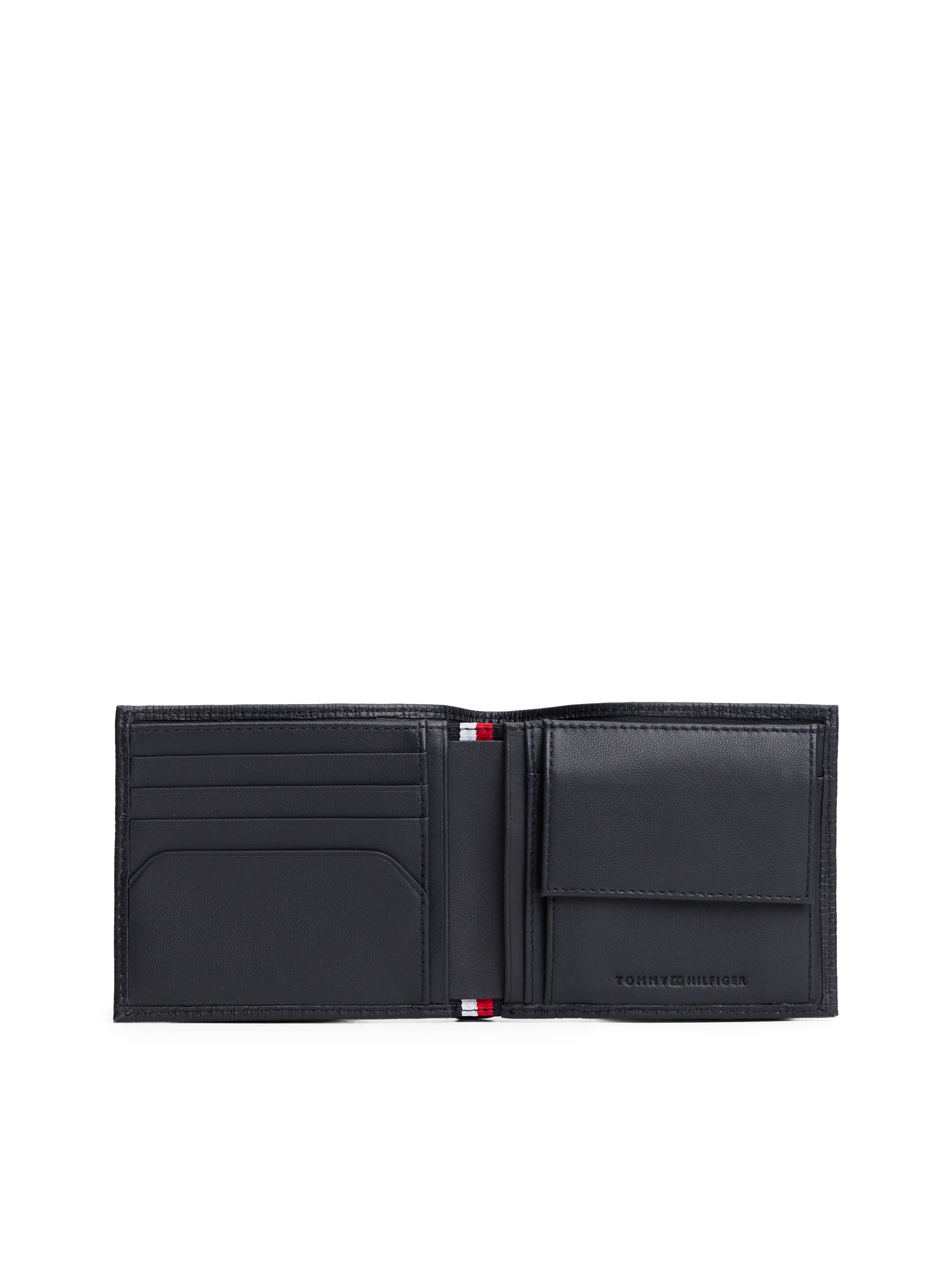 Tommy Hilfiger Geldbörse »TH FLAG CC & COIN« , Unisex Geldbeutel, Portemonnaie mit Flaggen-Details innen