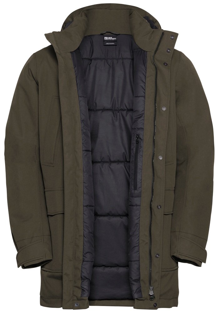 Jack Wolfskin Funktionsparka »CANYON SHIELD PARKA M«, mit Kapuze