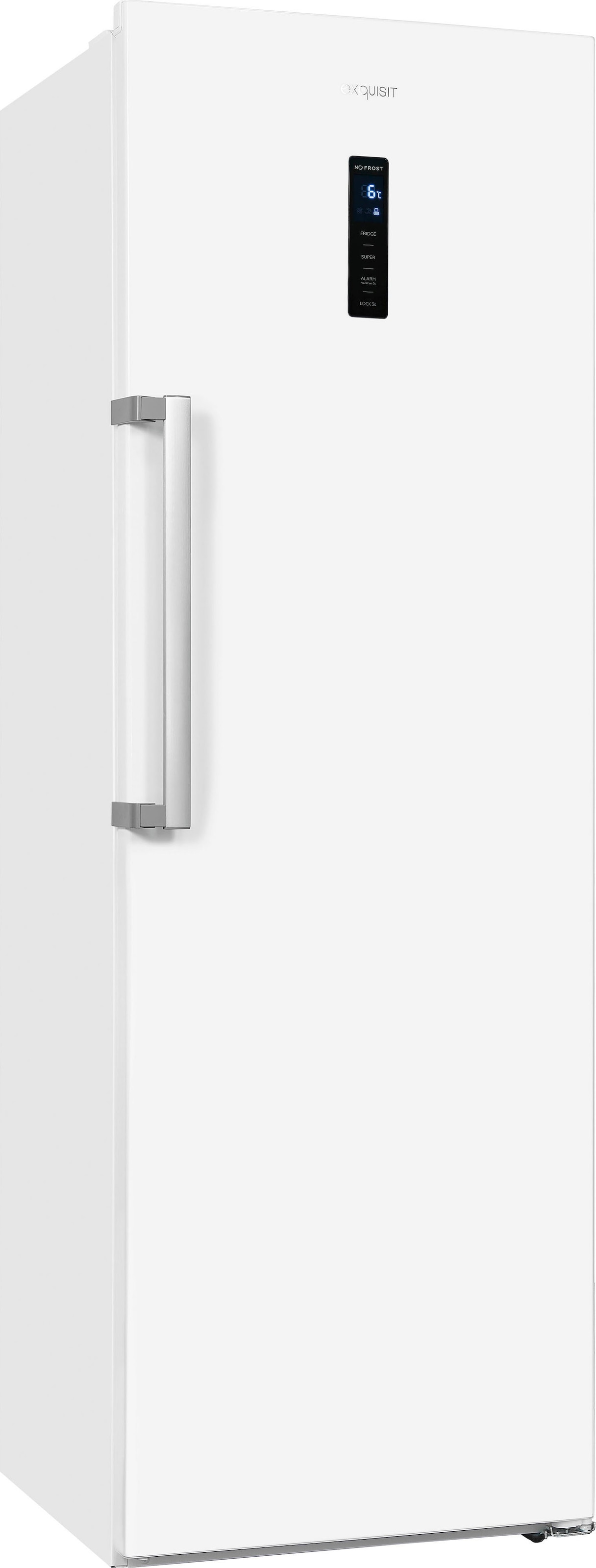 exquisit Vollraumkühlschrank »KS360-V-HE-040D« 185 cm hoch 60 cm breit 359 L Vollraumkühlschrank: No-Frost, flexibel & mit LED-Innenlicht