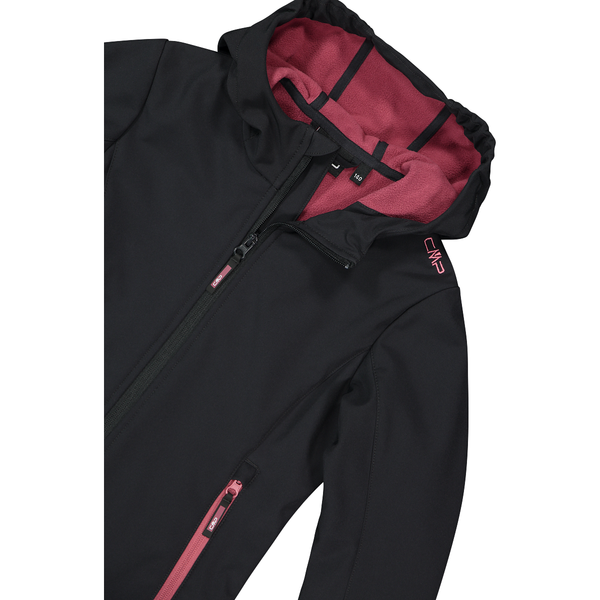 CMP Softshelljacke »KID G JACKET FIX HOOD für Kinder43405465« mit Kapuze Atmungsaktiv & Wasserabweisend & Windabweisend ,Übergangsjacke