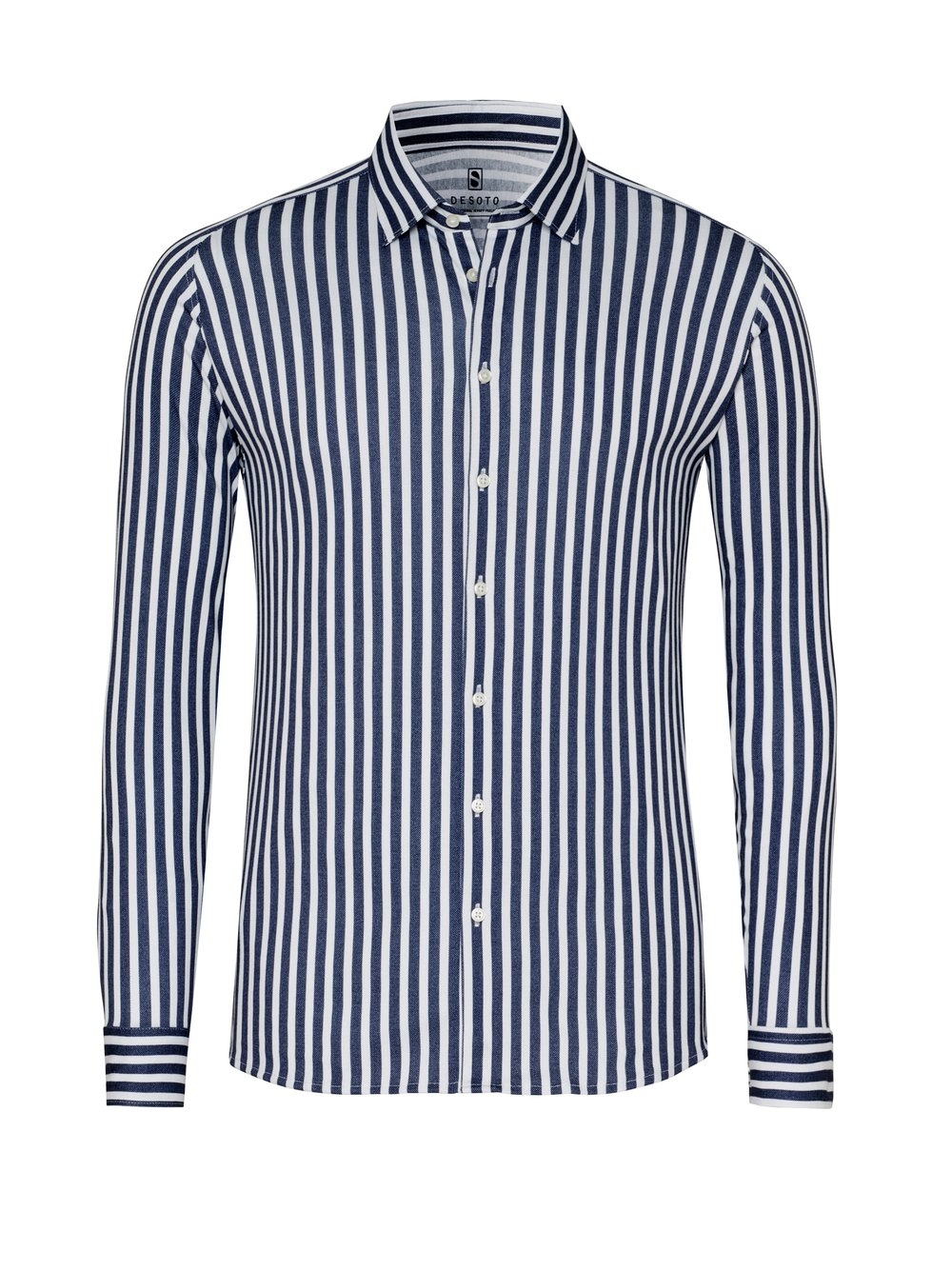 DESOTO Langarmhemd »Jerseyhemd Casual Kent«