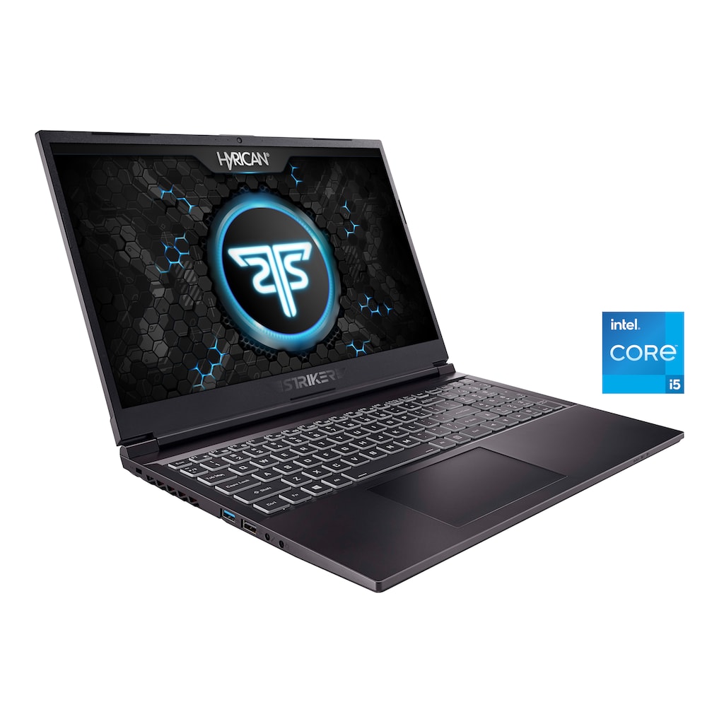 Hyrican Gaming-Notebook »Striker 1653«, 39,62 cm, / 15,6 Zoll, Intel, Core i5, GeForce RTX 3050 Ti, 480 GB SSD