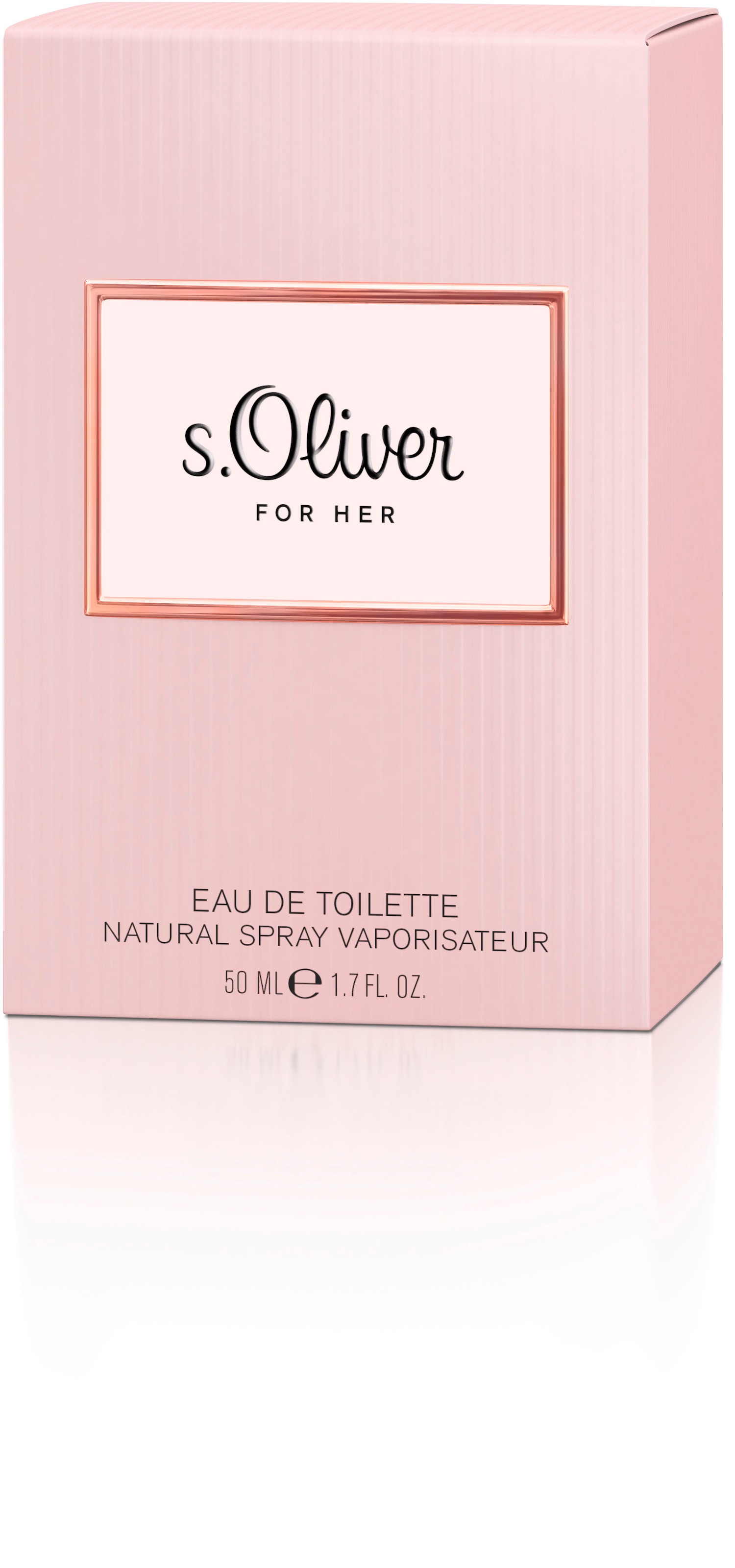 s.Oliver Eau de Toilette »s.Oliver For Her EDT NATURAL SPRAY 50 ML«, (Packung, 1 tlg.)
