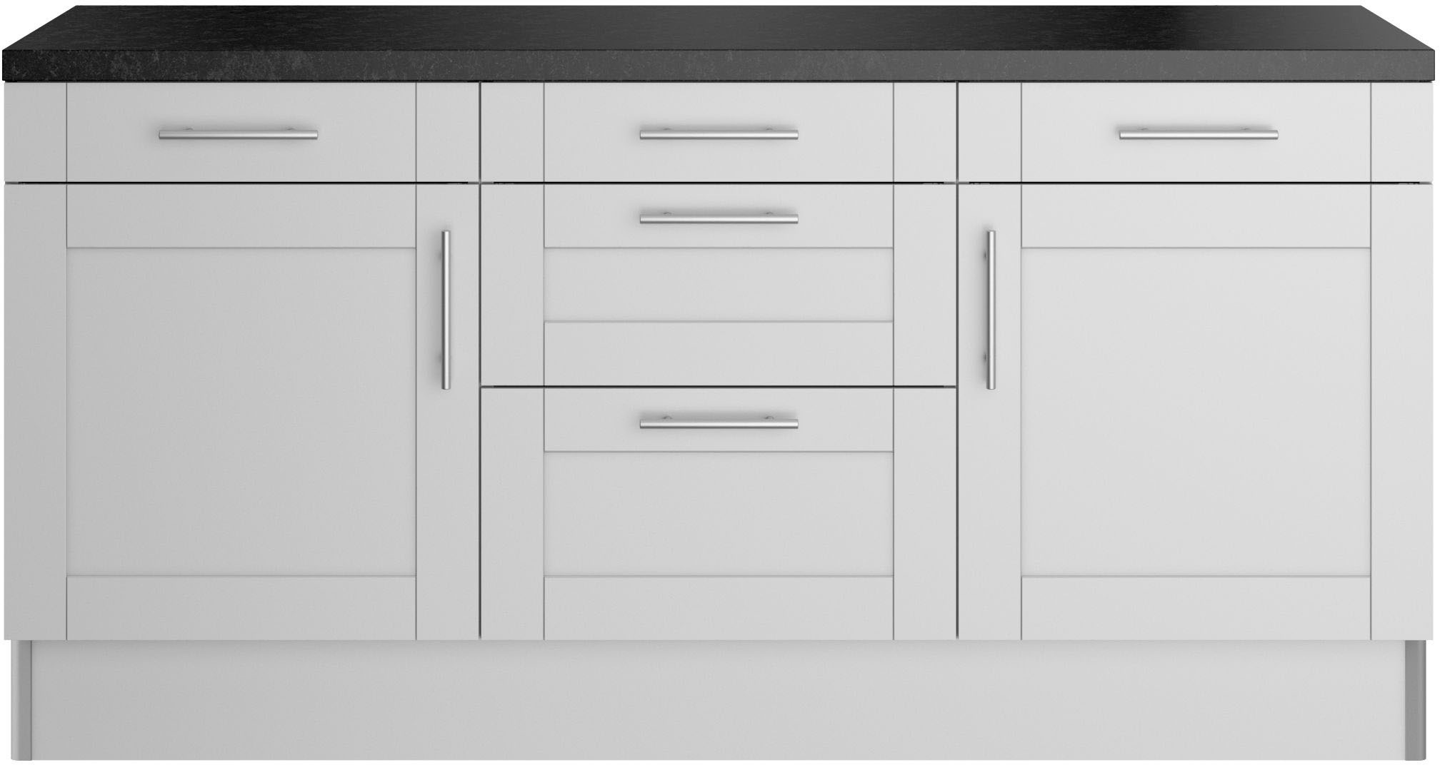 OPTIFIT Küche »Ahus«, 180 cm breit, ohne E-Geräte, Soft Close Funktion, MDF Fronten