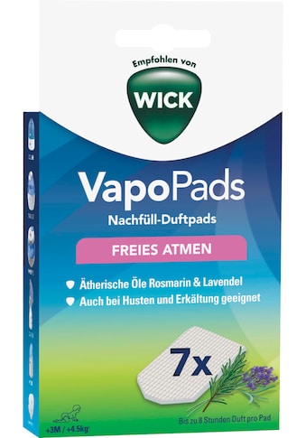 WICK Inhalations-Zusatz »VapoPads Rosmarin & Lavendel - VBR«, (Packung, 7 tlg.),... kaufen