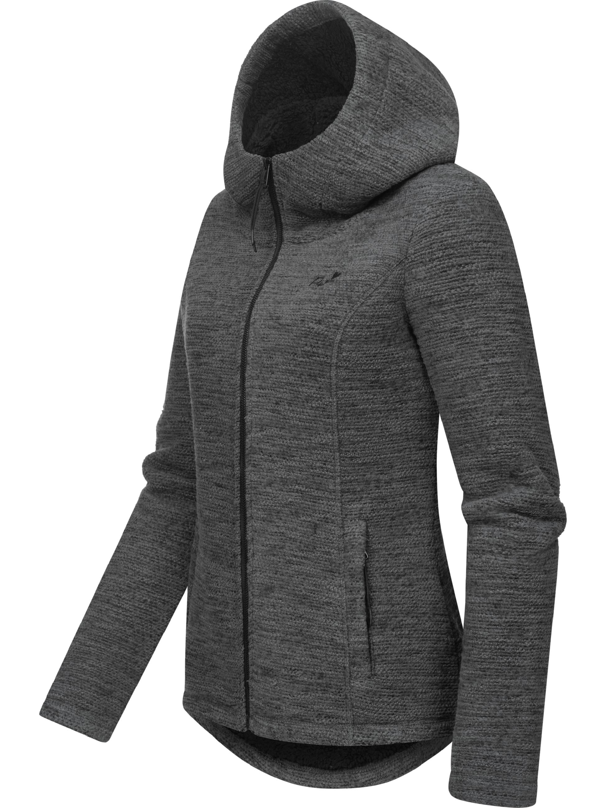 Ragwear Kapuzensweatjacke »Kapuzenstrickjacke Lyshka Melange«